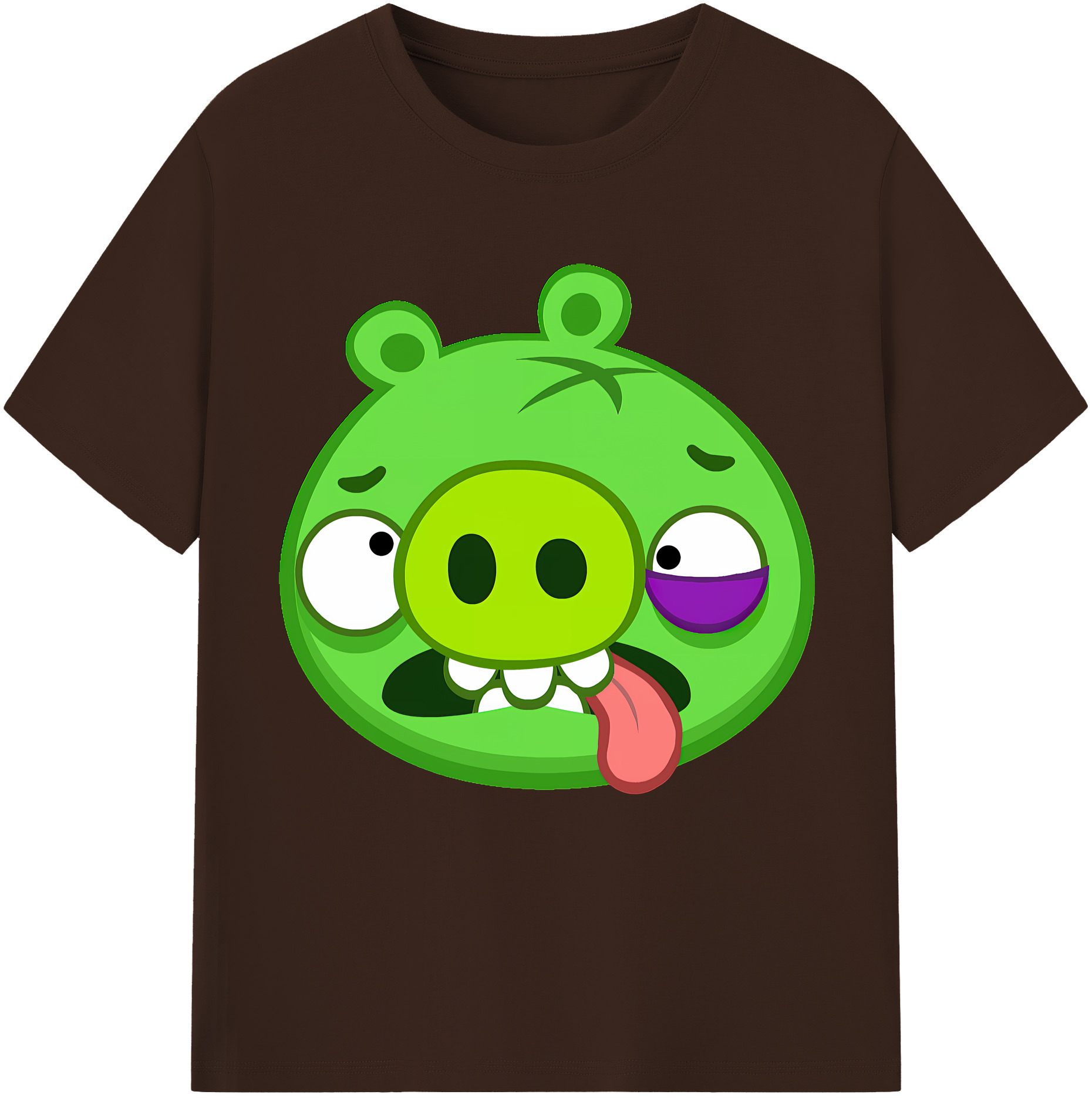 （画像用） Angry Birds アングリーバード 綿100％半袖Tシャツ（フロントプリント）