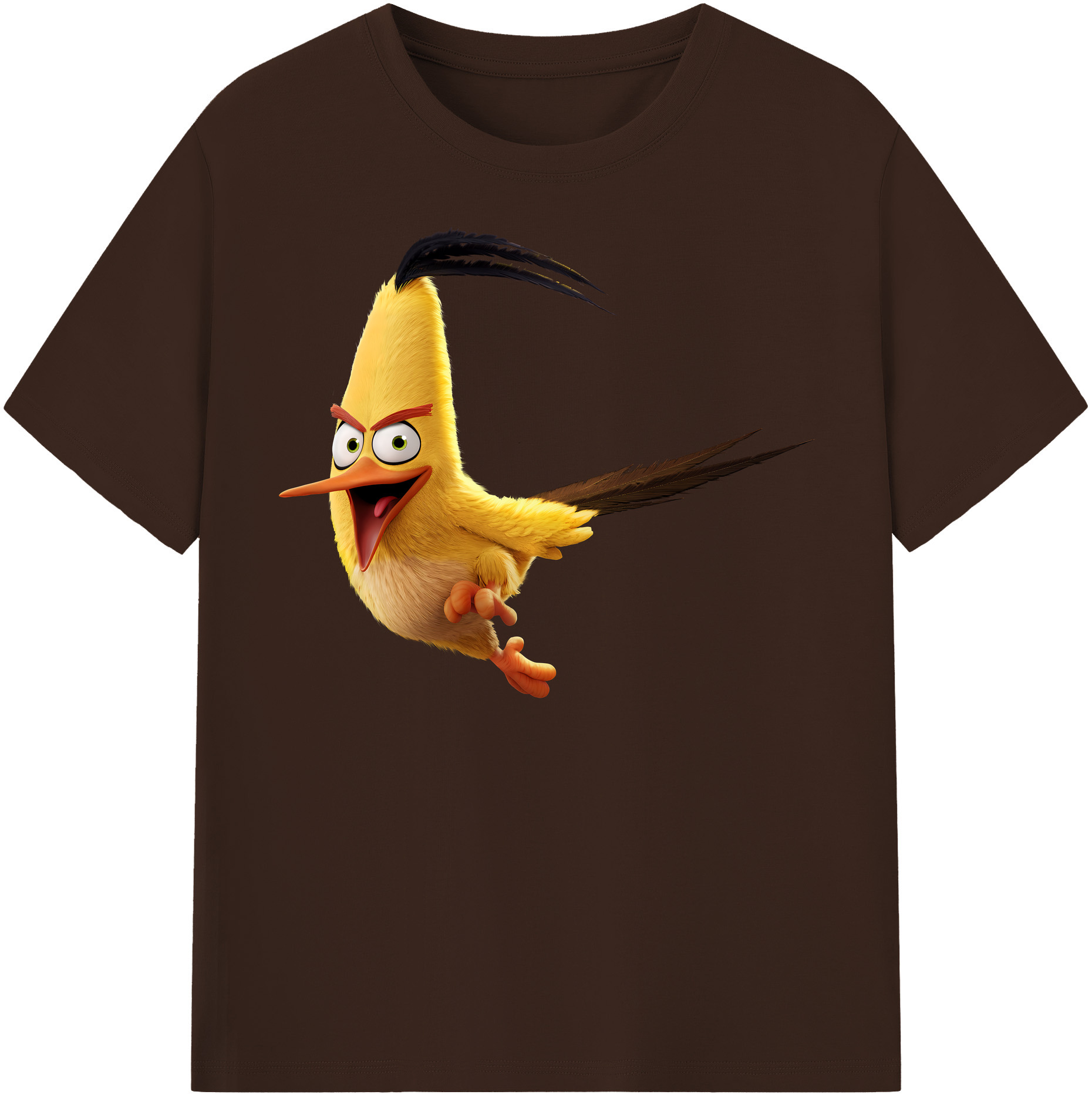 （画像用） Angry Birds アングリーバード 綿100％半袖Tシャツ（フロントプリント）