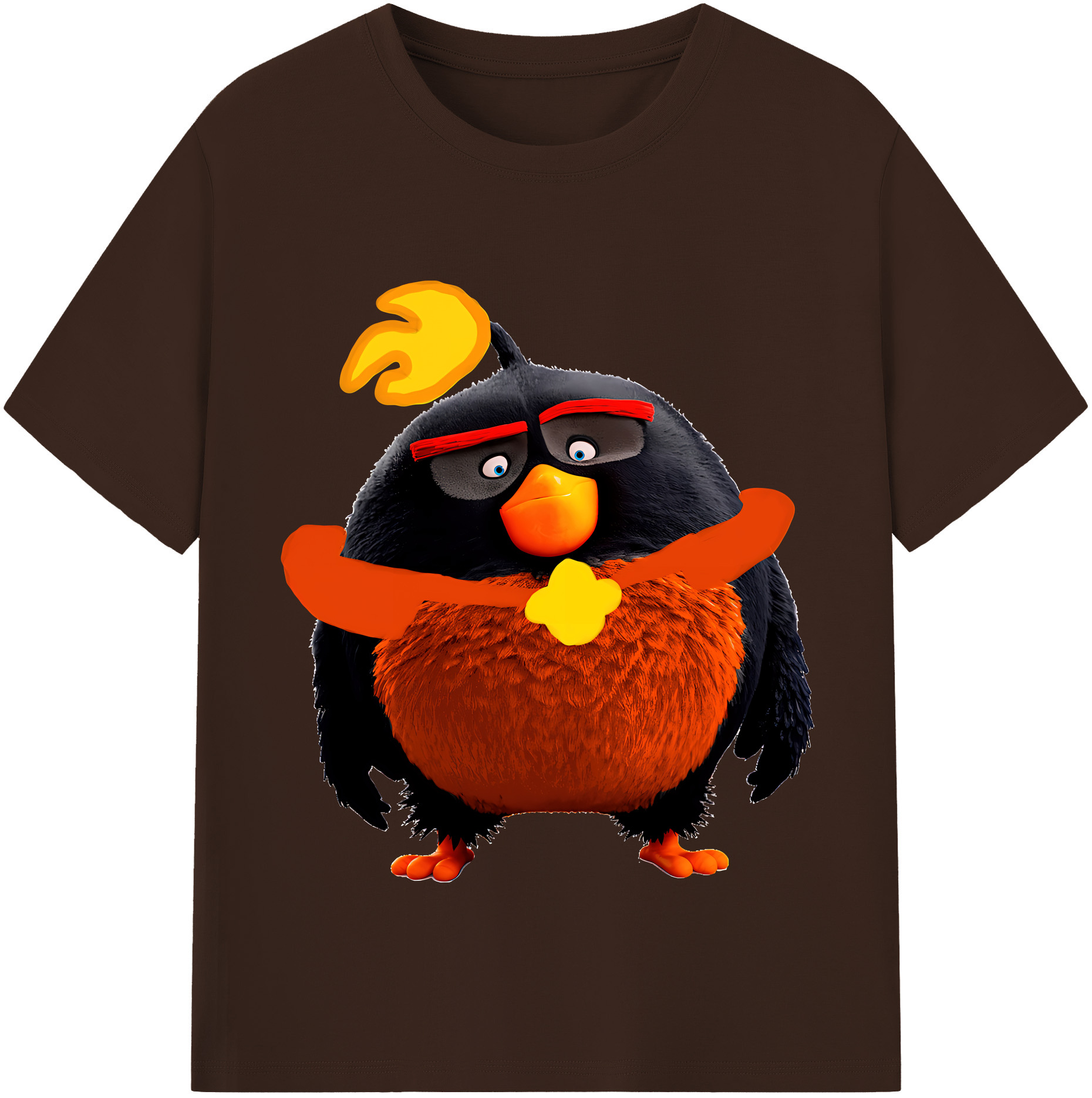 （画像用） Angry Birds アングリーバード 綿100％半袖Tシャツ（フロントプリント）