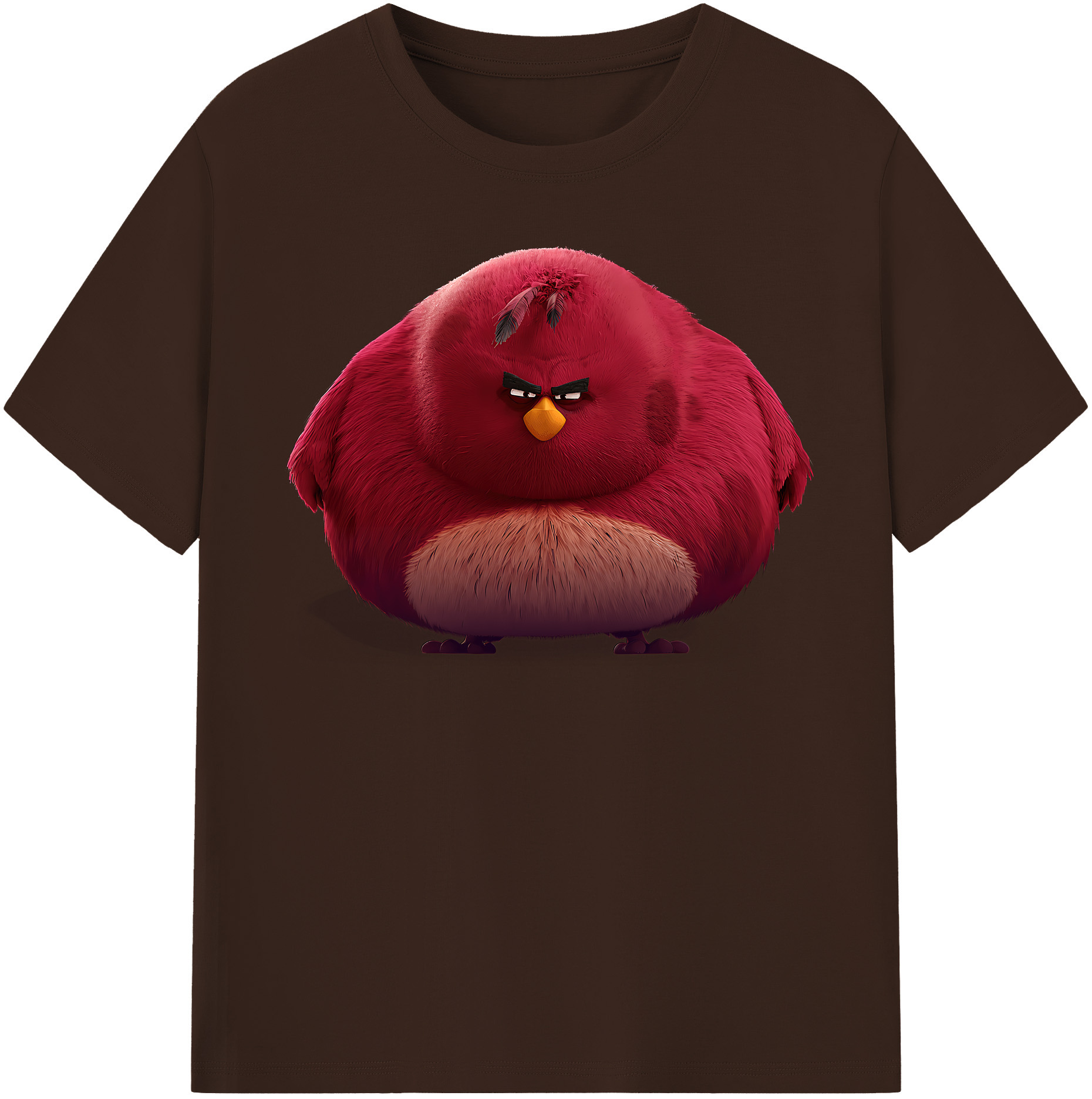 （画像用） Angry Birds アングリーバード 綿100％半袖Tシャツ（フロントプリント）