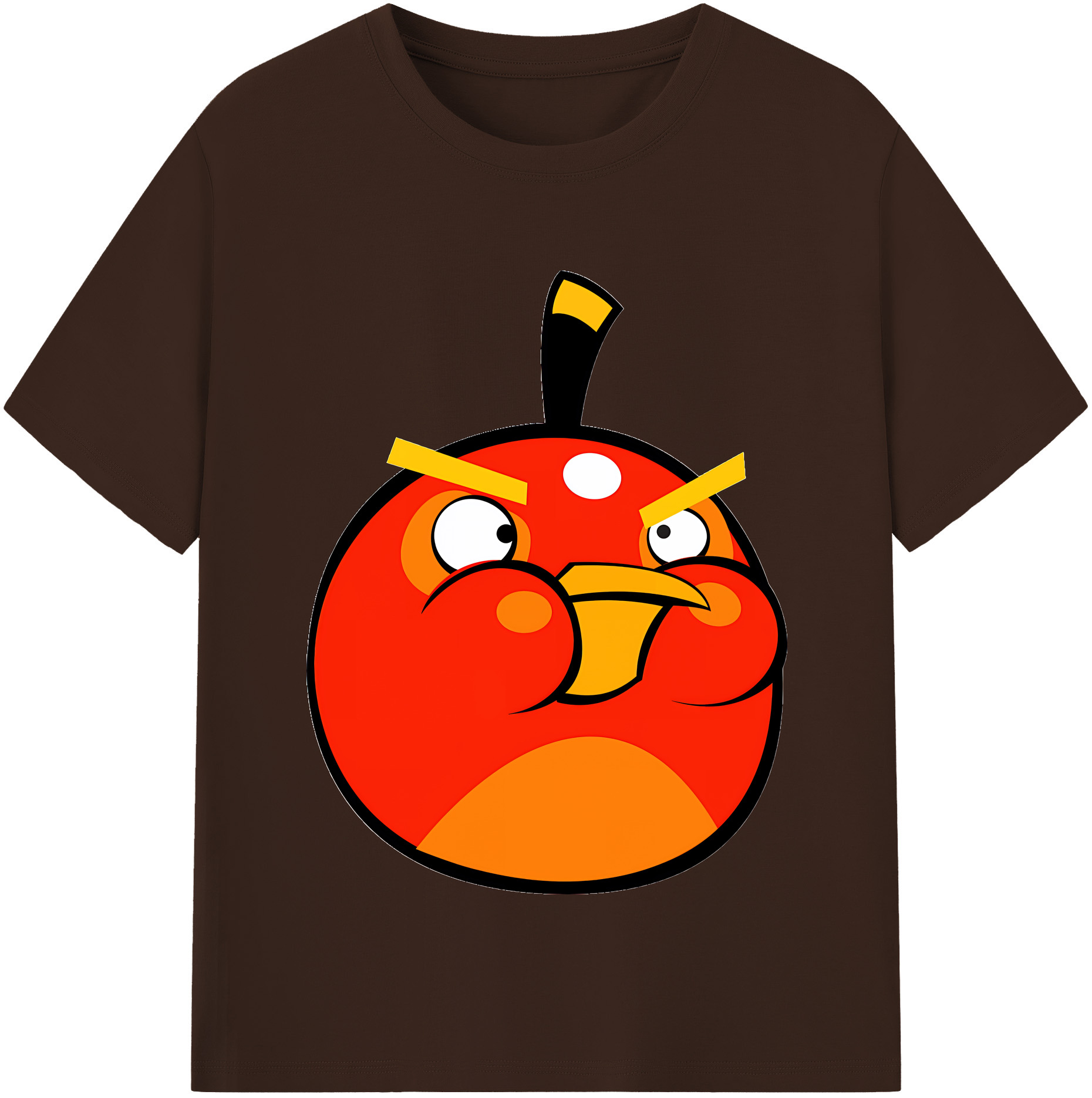 （画像用） Angry Birds アングリーバード 綿100％半袖Tシャツ（フロントプリント）