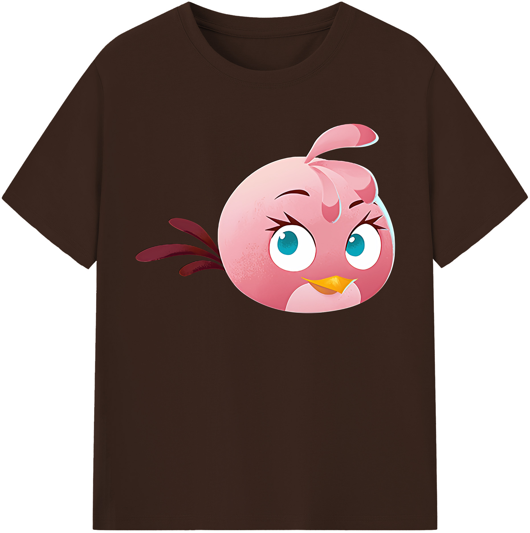 （画像用） Angry Birds アングリーバード 綿100％半袖Tシャツ（フロントプリント）