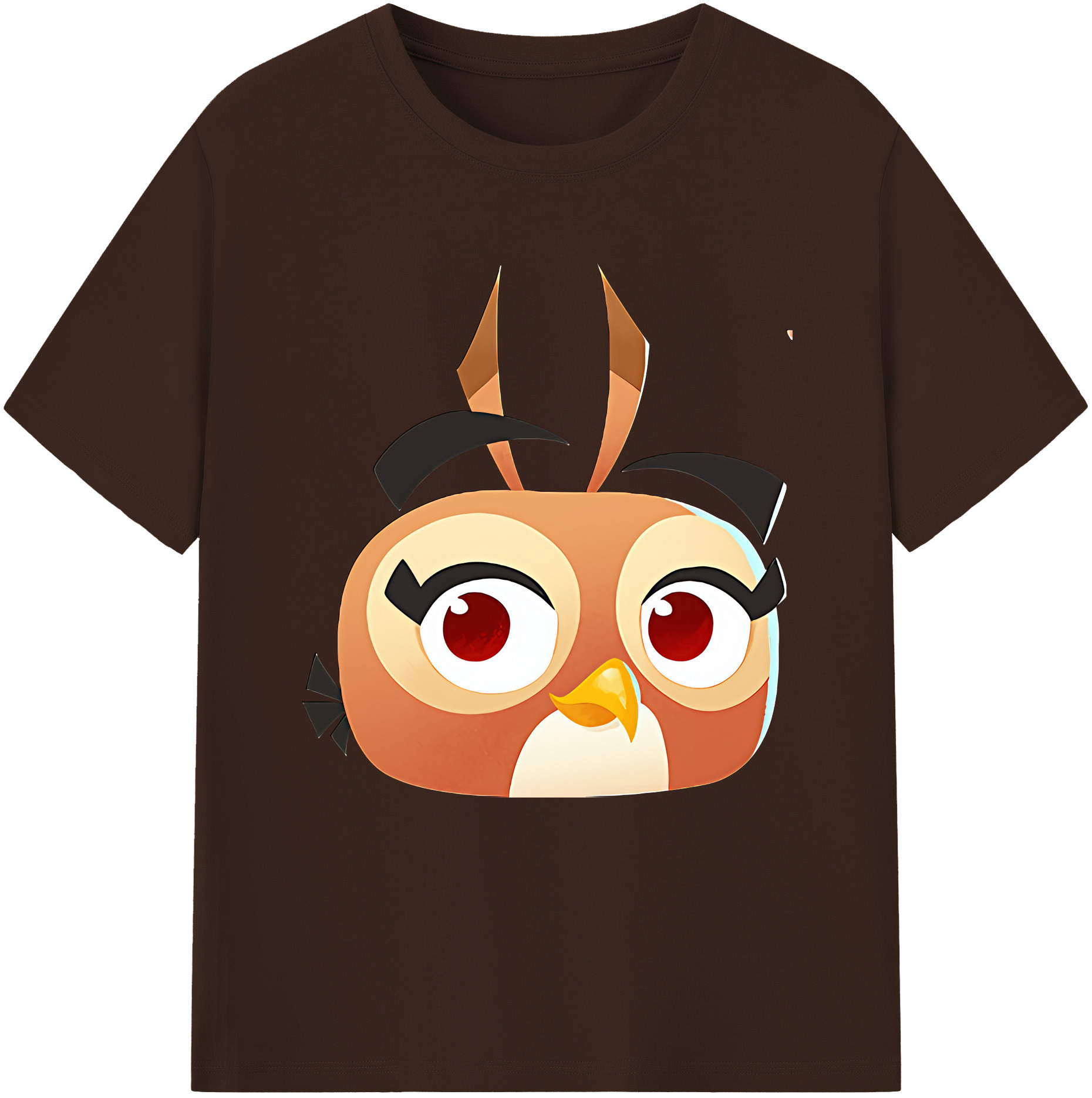（画像用） Angry Birds アングリーバード 綿100％半袖Tシャツ（フロントプリント）