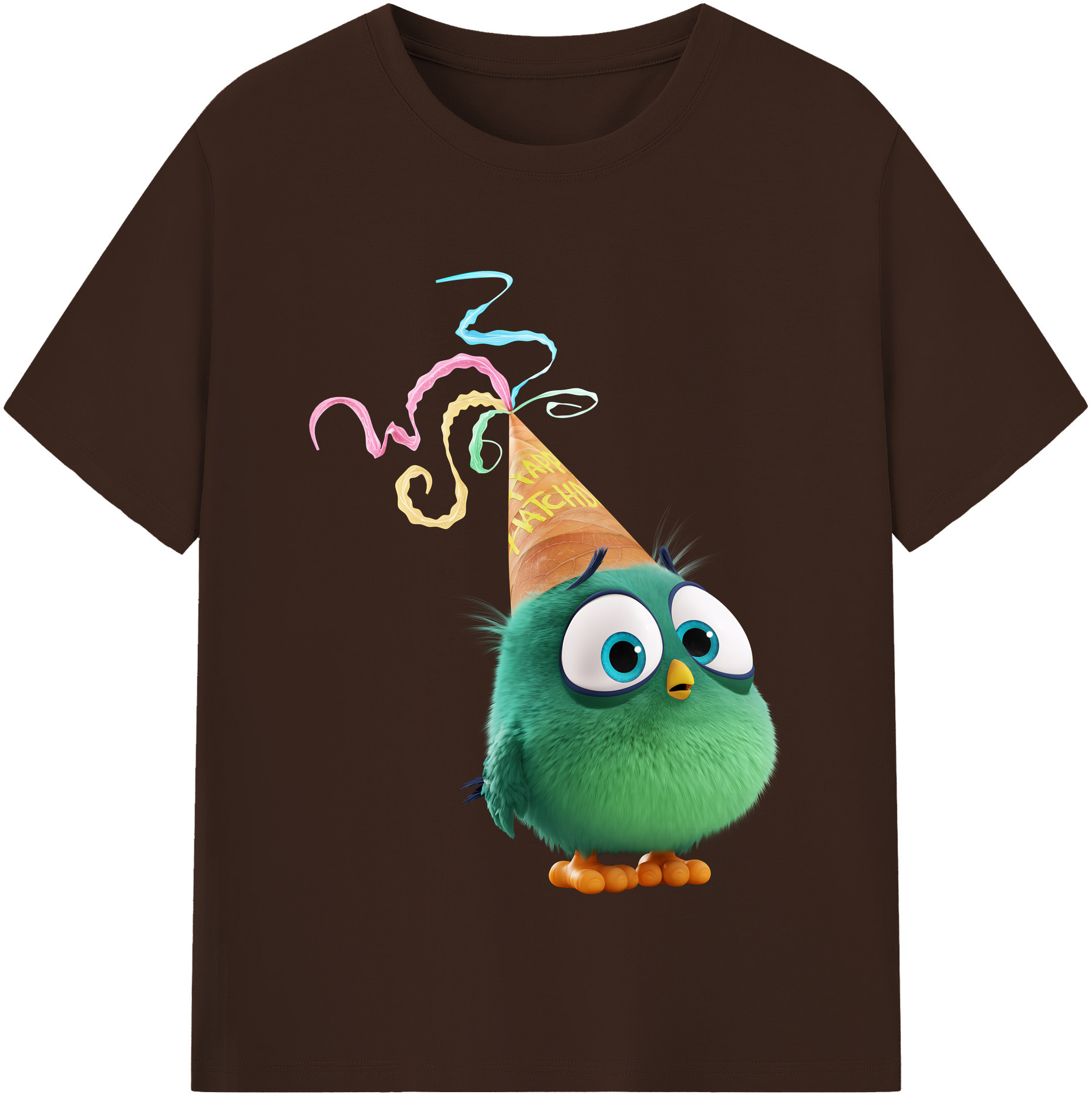 （画像用） Angry Birds アングリーバード 綿100％半袖Tシャツ（フロントプリント）