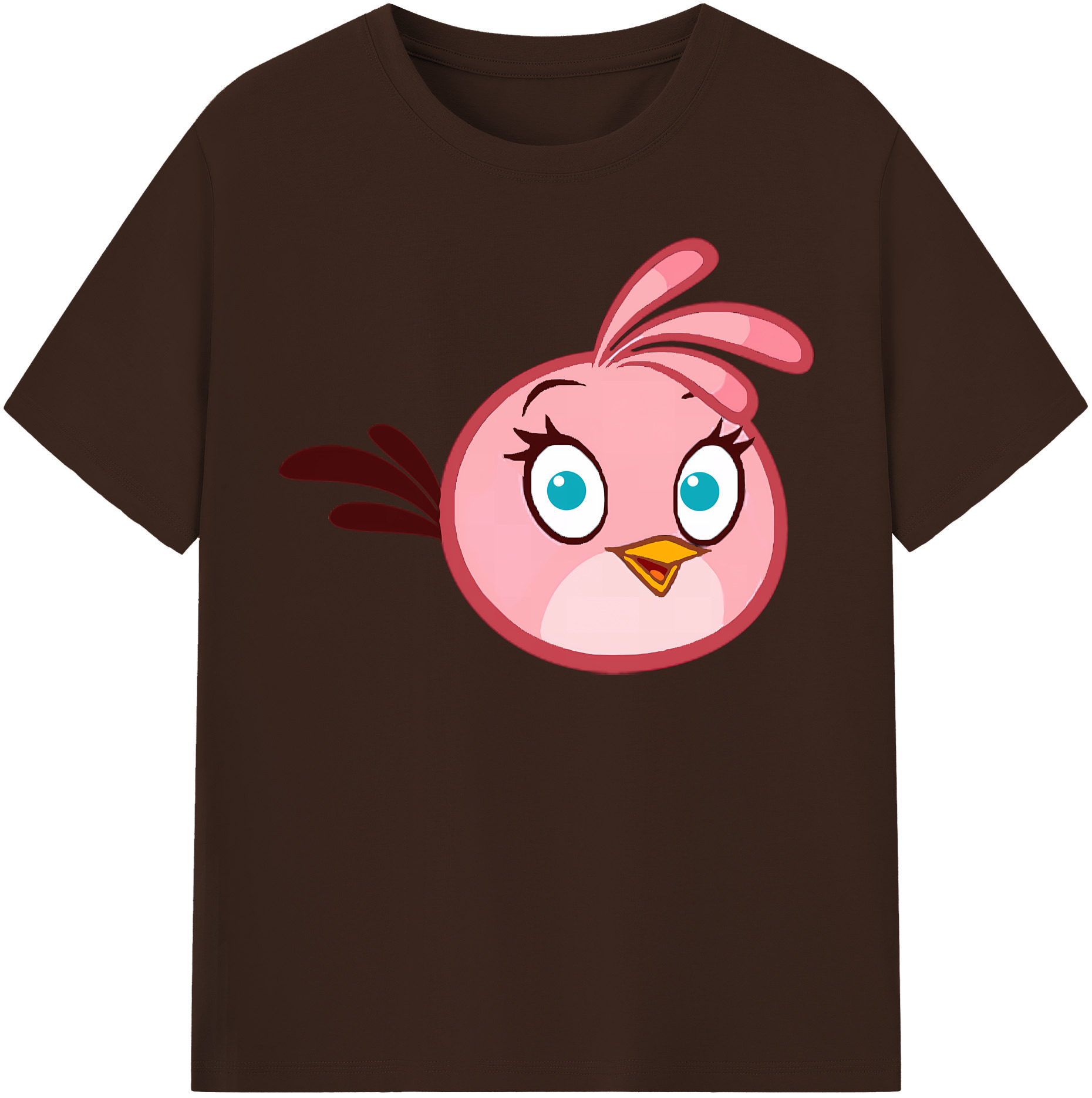 （画像用） Angry Birds アングリーバード 綿100％半袖Tシャツ（フロントプリント）