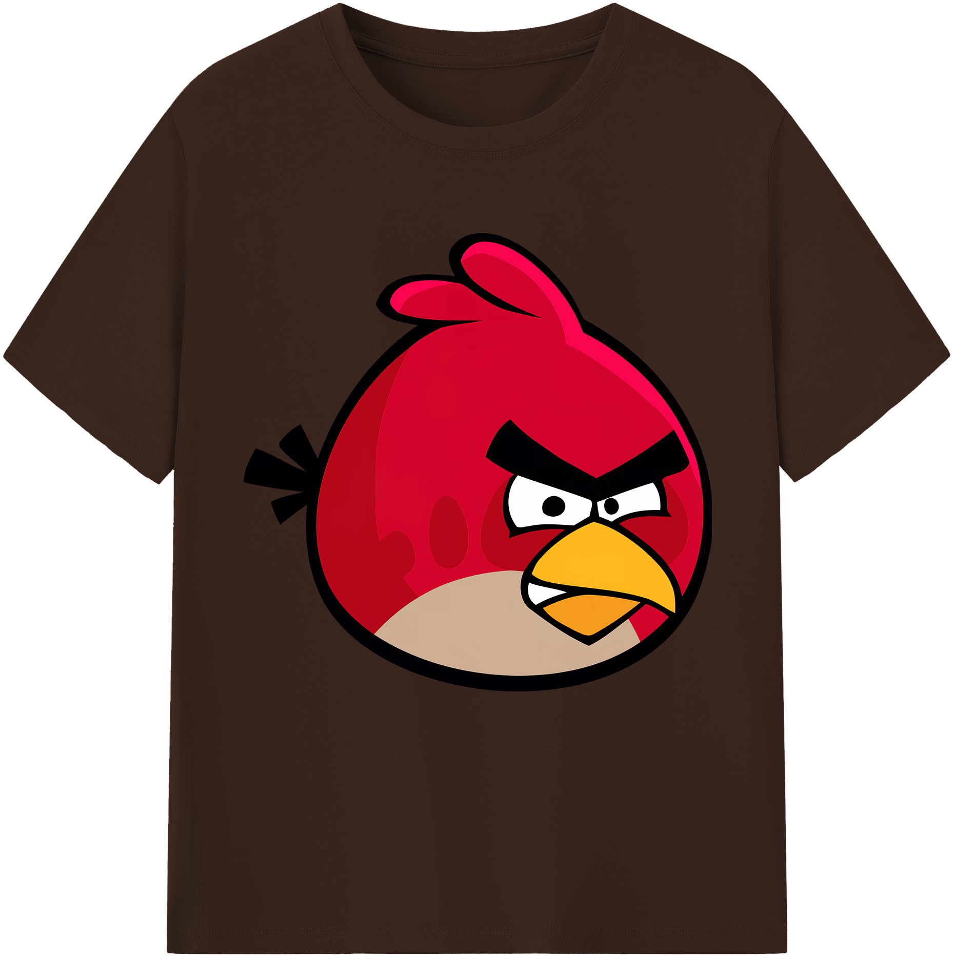（画像用） Angry Birds アングリーバード 綿100％半袖Tシャツ（フロントプリント）
