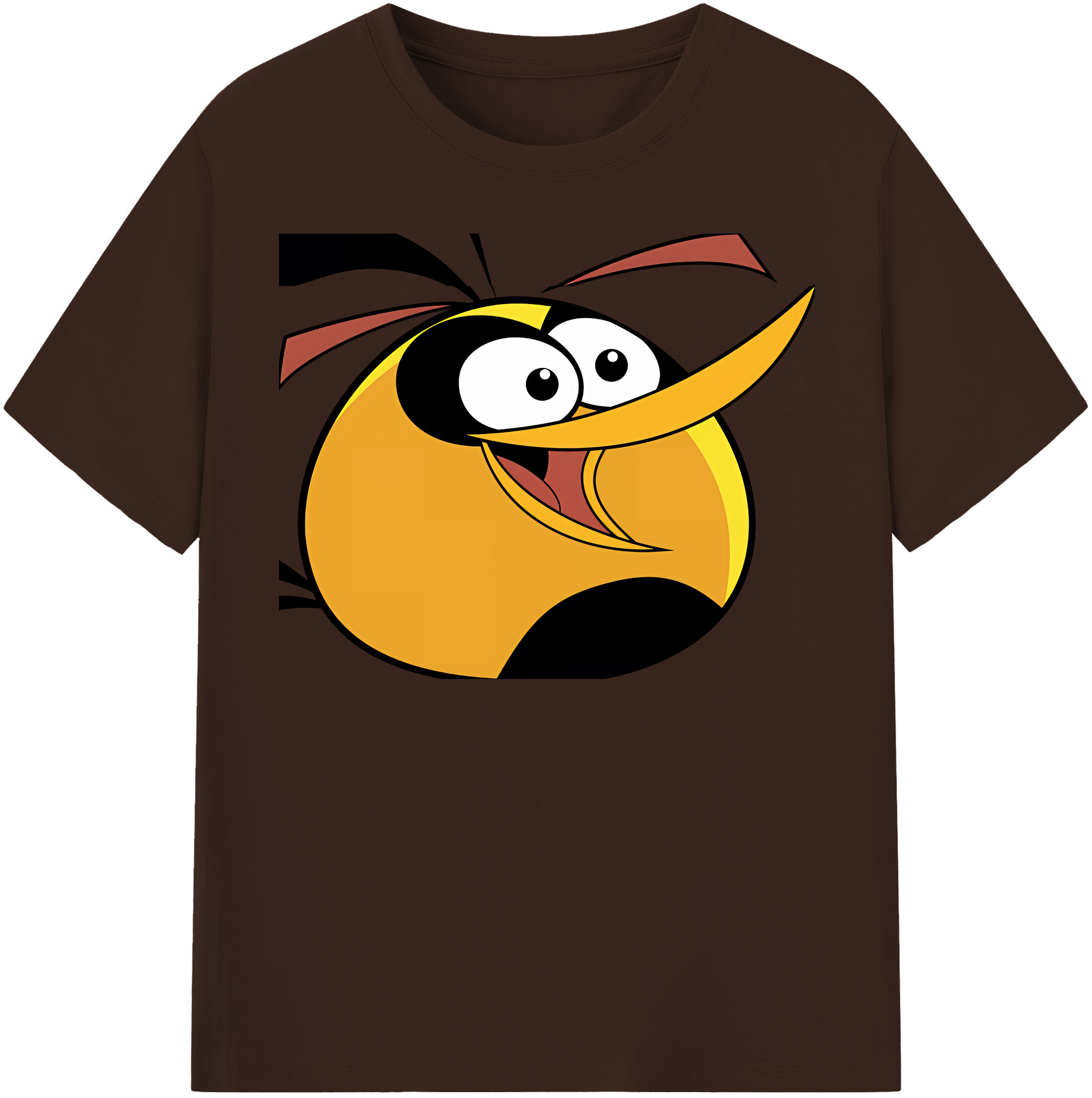 （画像用） Angry Birds アングリーバード 綿100％半袖Tシャツ（フロントプリント）