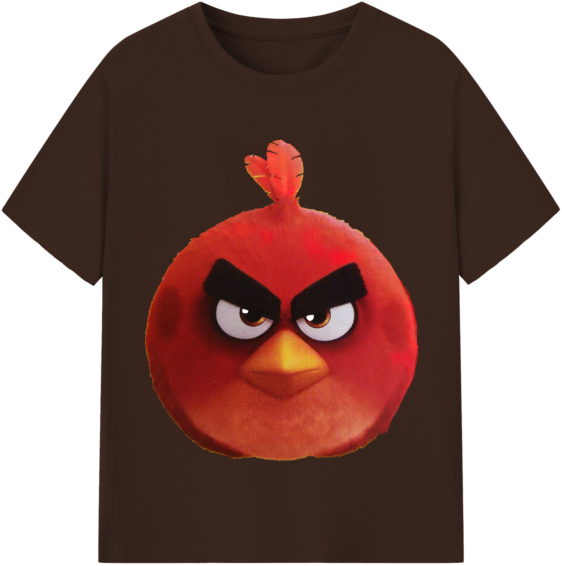 （画像用） Angry Birds アングリーバード 綿100％半袖Tシャツ（フロントプリント）