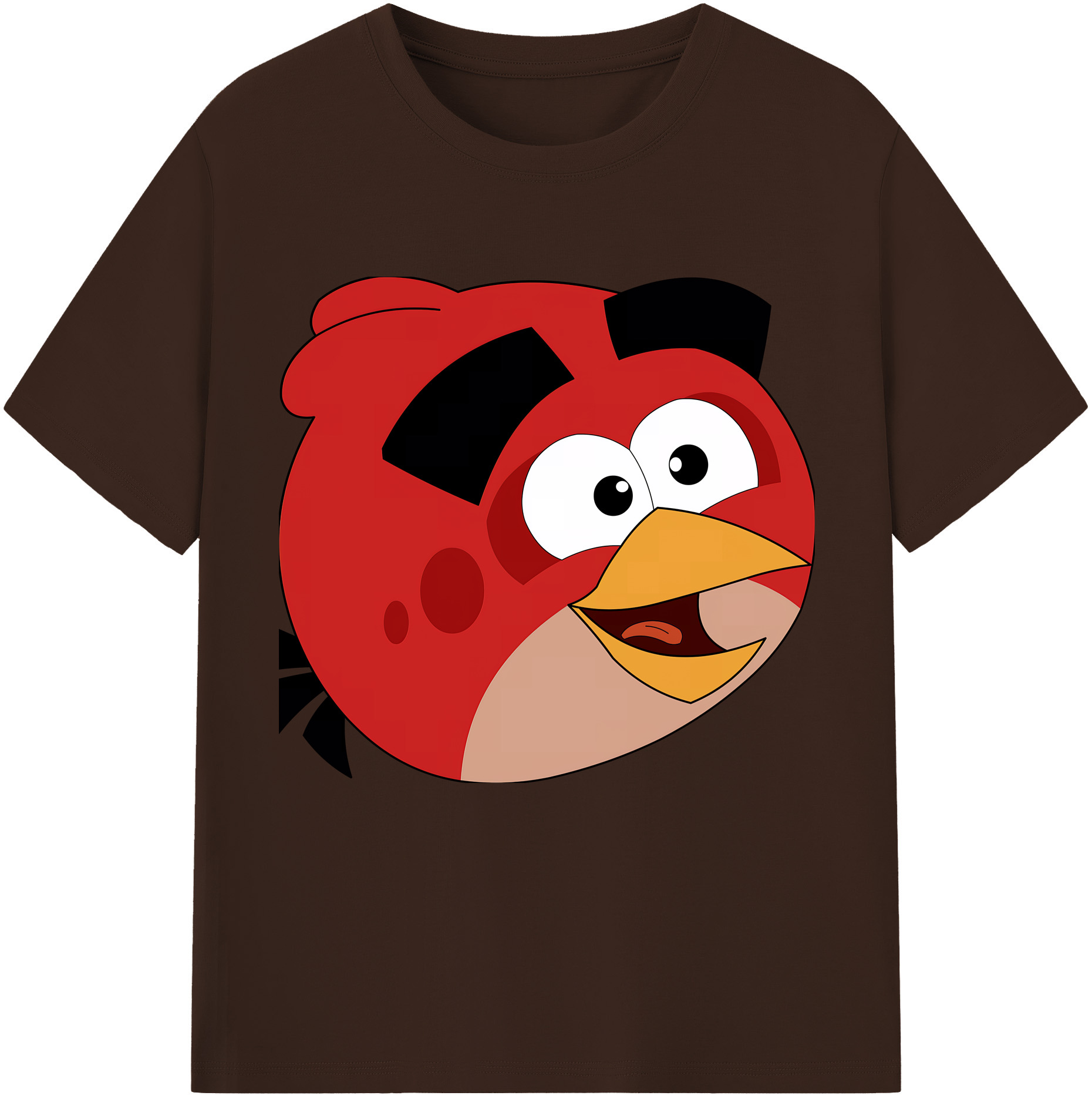 （画像用） Angry Birds アングリーバード 綿100％半袖Tシャツ（フロントプリント）