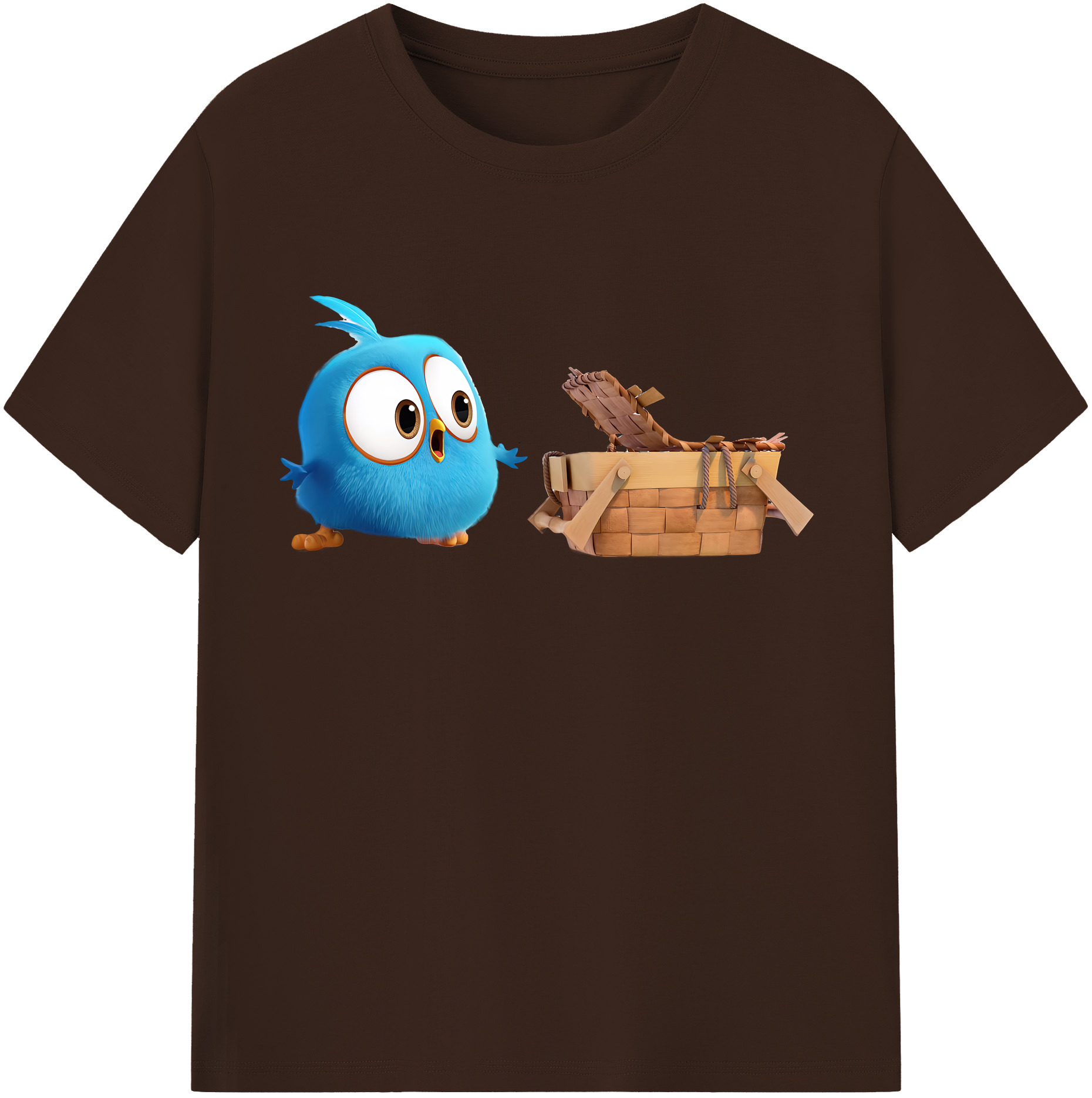 （画像用） Angry Birds アングリーバード 綿100％半袖Tシャツ（フロントプリント）