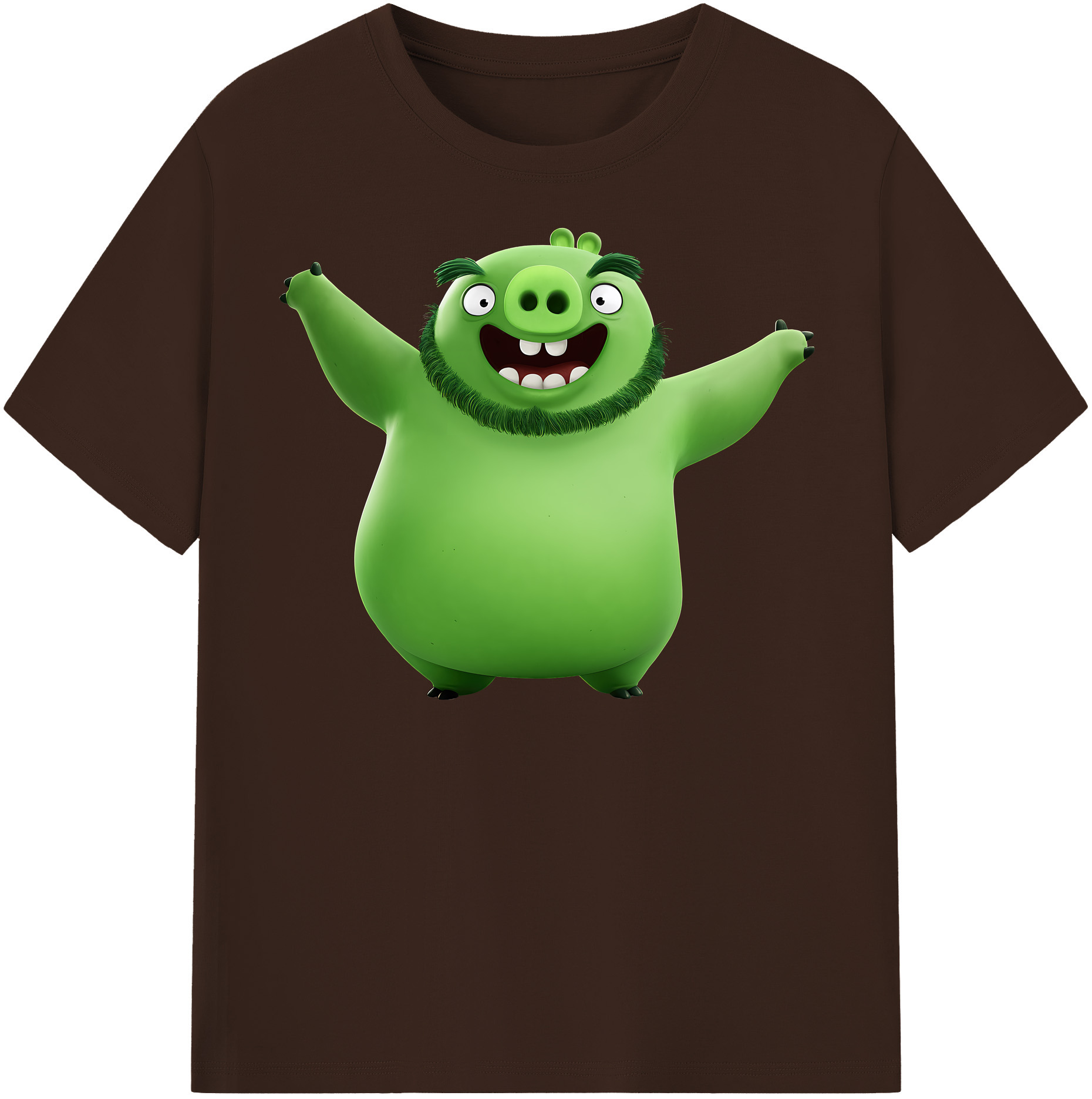（画像用） Angry Birds アングリーバード 綿100％半袖Tシャツ（フロントプリント）
