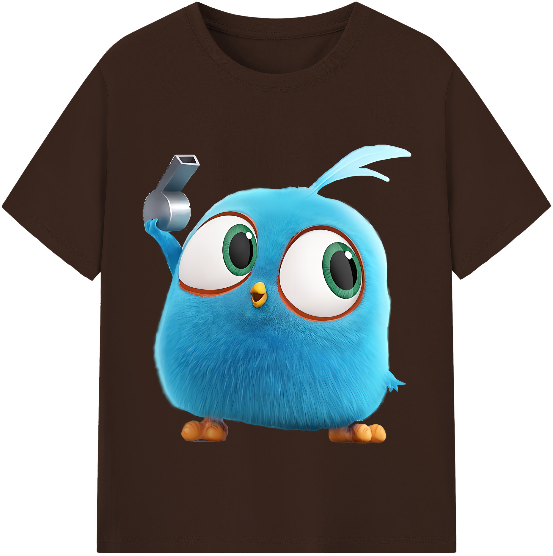 （画像用） Angry Birds アングリーバード 綿100％半袖Tシャツ（フロントプリント）