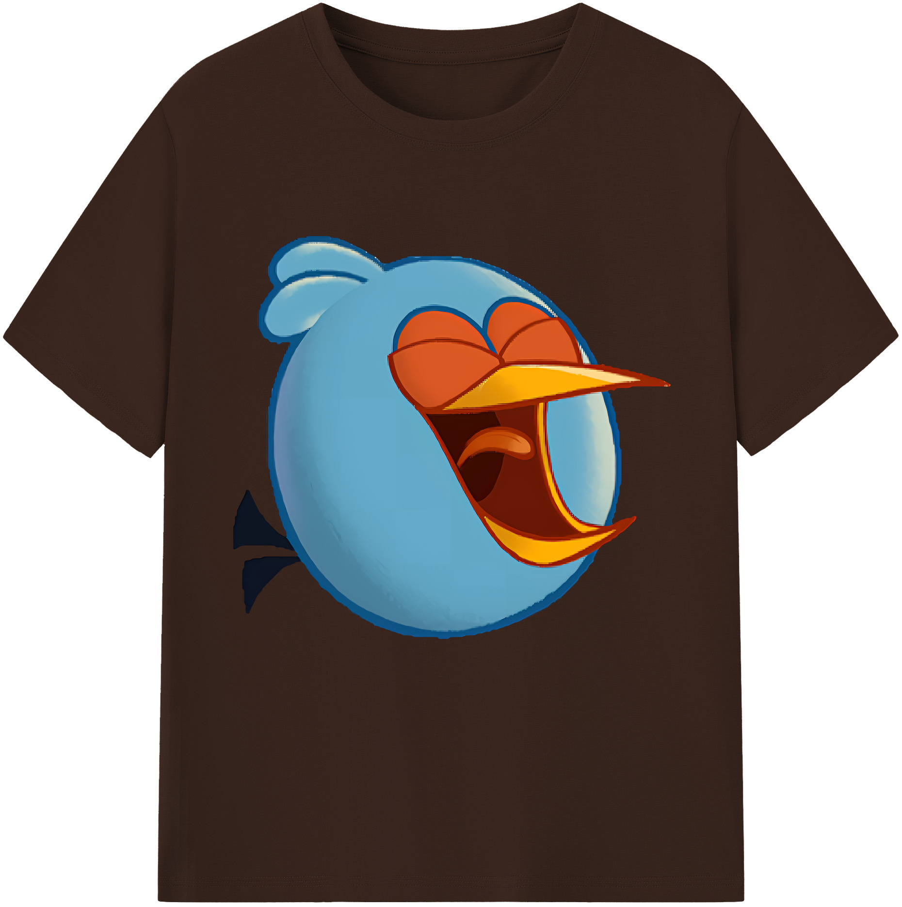 （画像用） Angry Birds アングリーバード 綿100％半袖Tシャツ（フロントプリント）