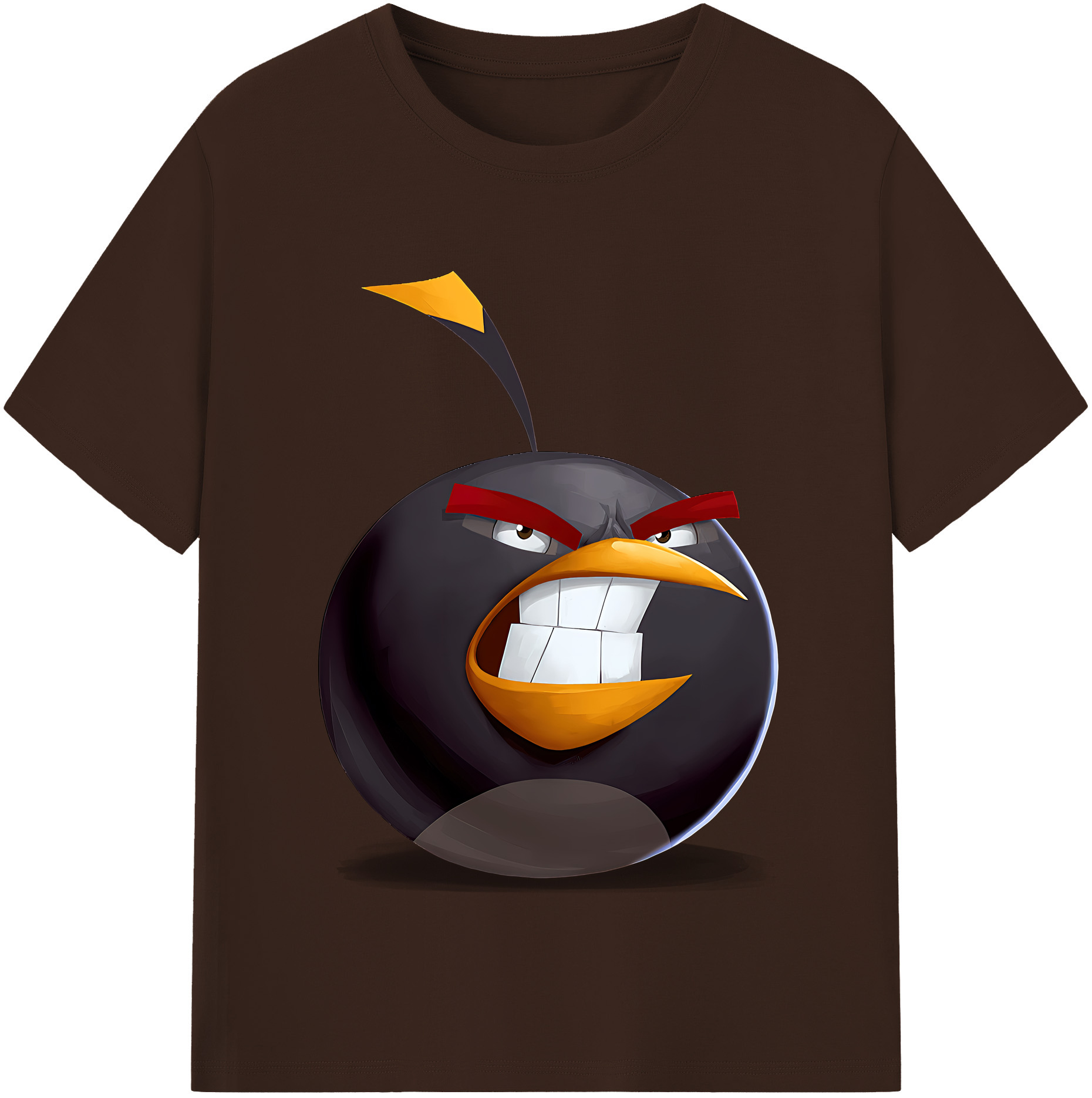 （画像用） Angry Birds アングリーバード 綿100％半袖Tシャツ（フロントプリント）