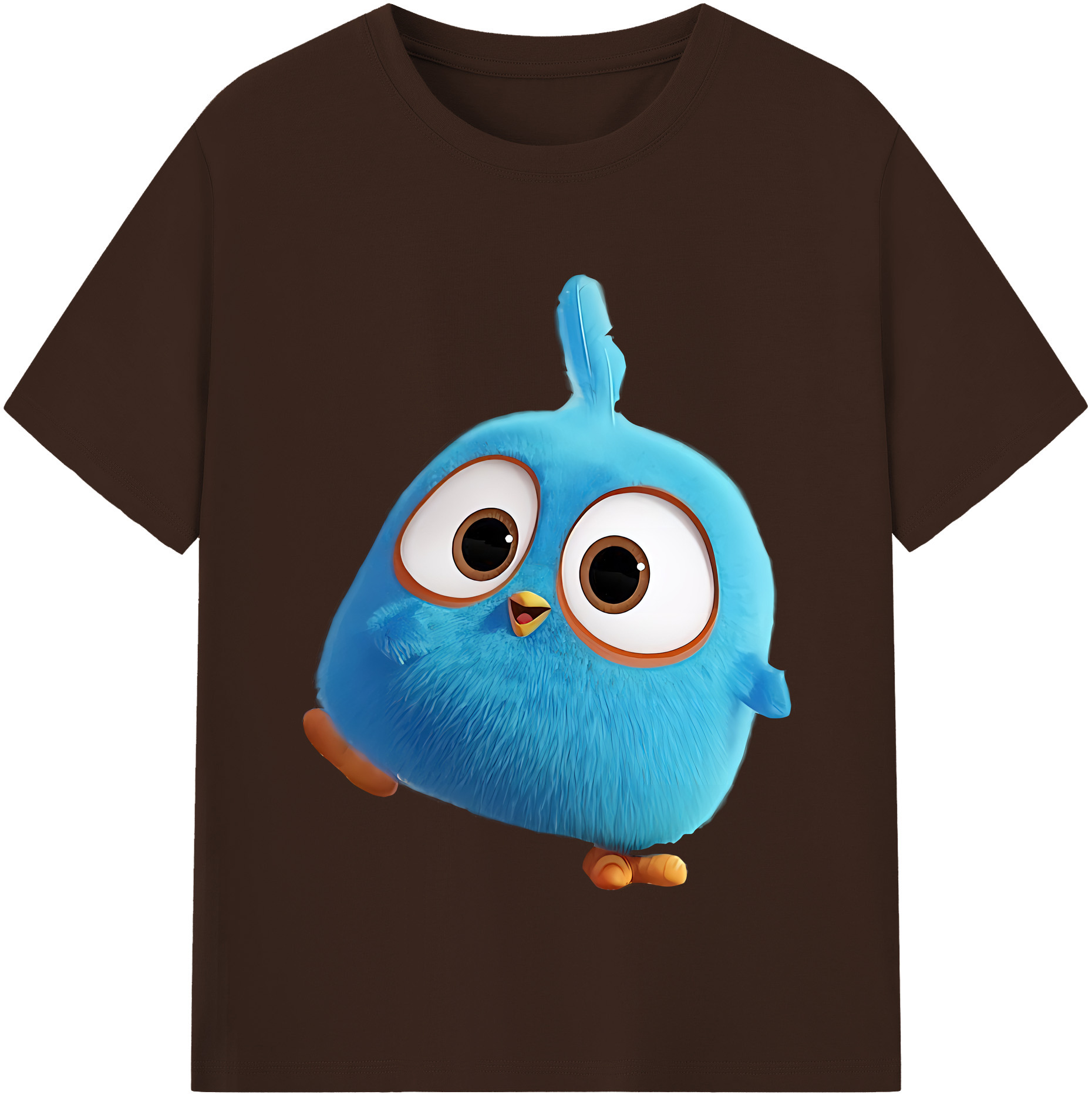 （画像用） Angry Birds アングリーバード 綿100％半袖Tシャツ（フロントプリント）