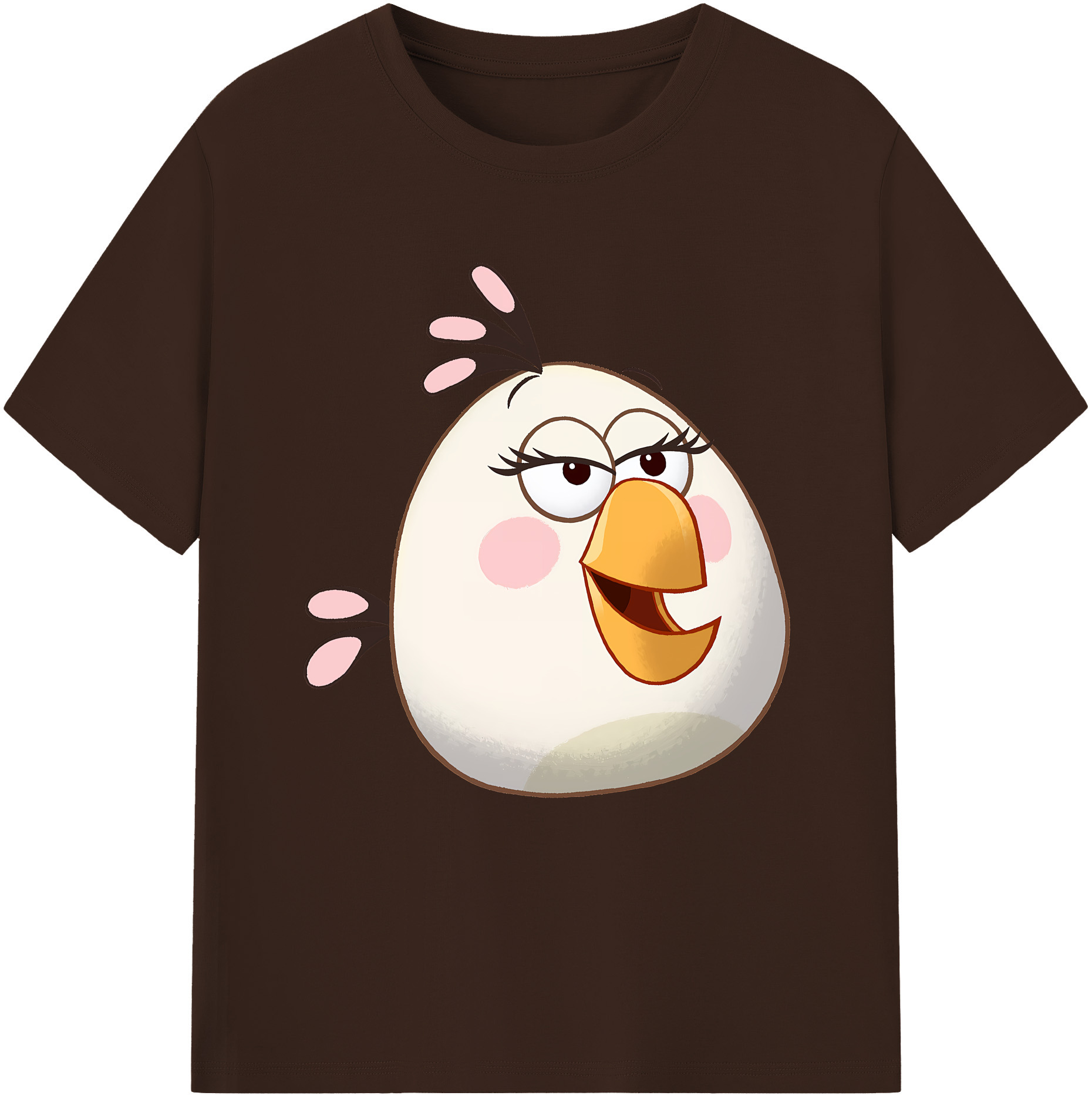 （画像用） Angry Birds アングリーバード 綿100％半袖Tシャツ（フロントプリント）