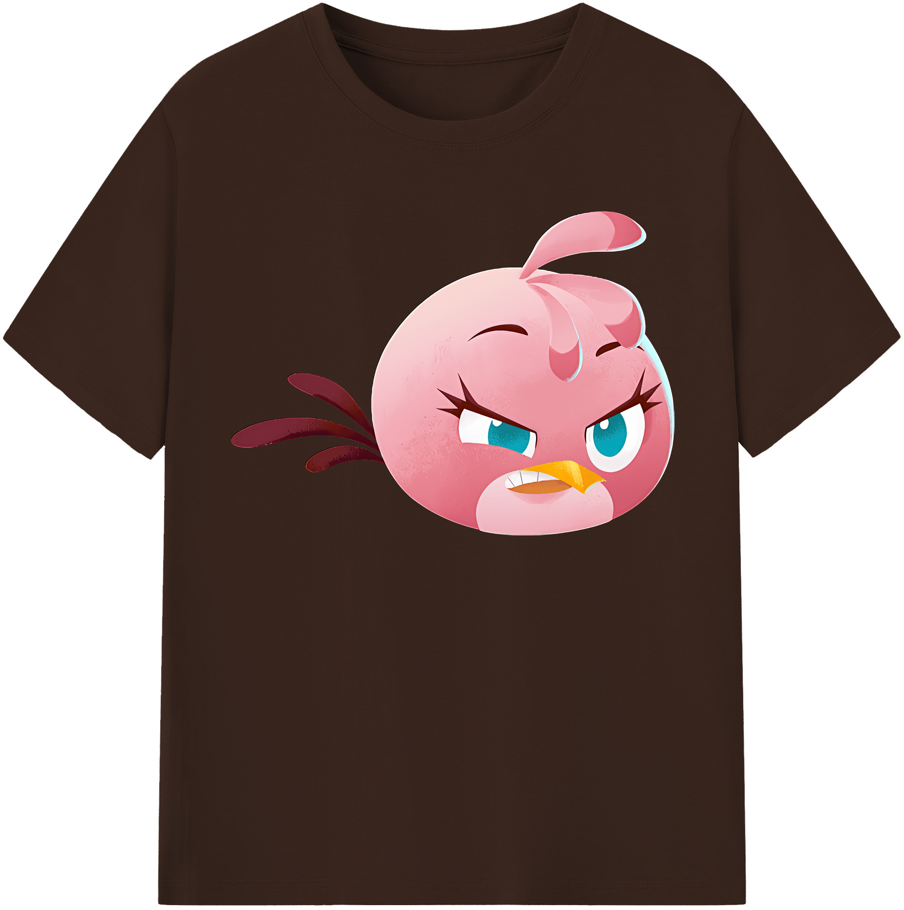 （画像用） Angry Birds アングリーバード 綿100％半袖Tシャツ（フロントプリント）
