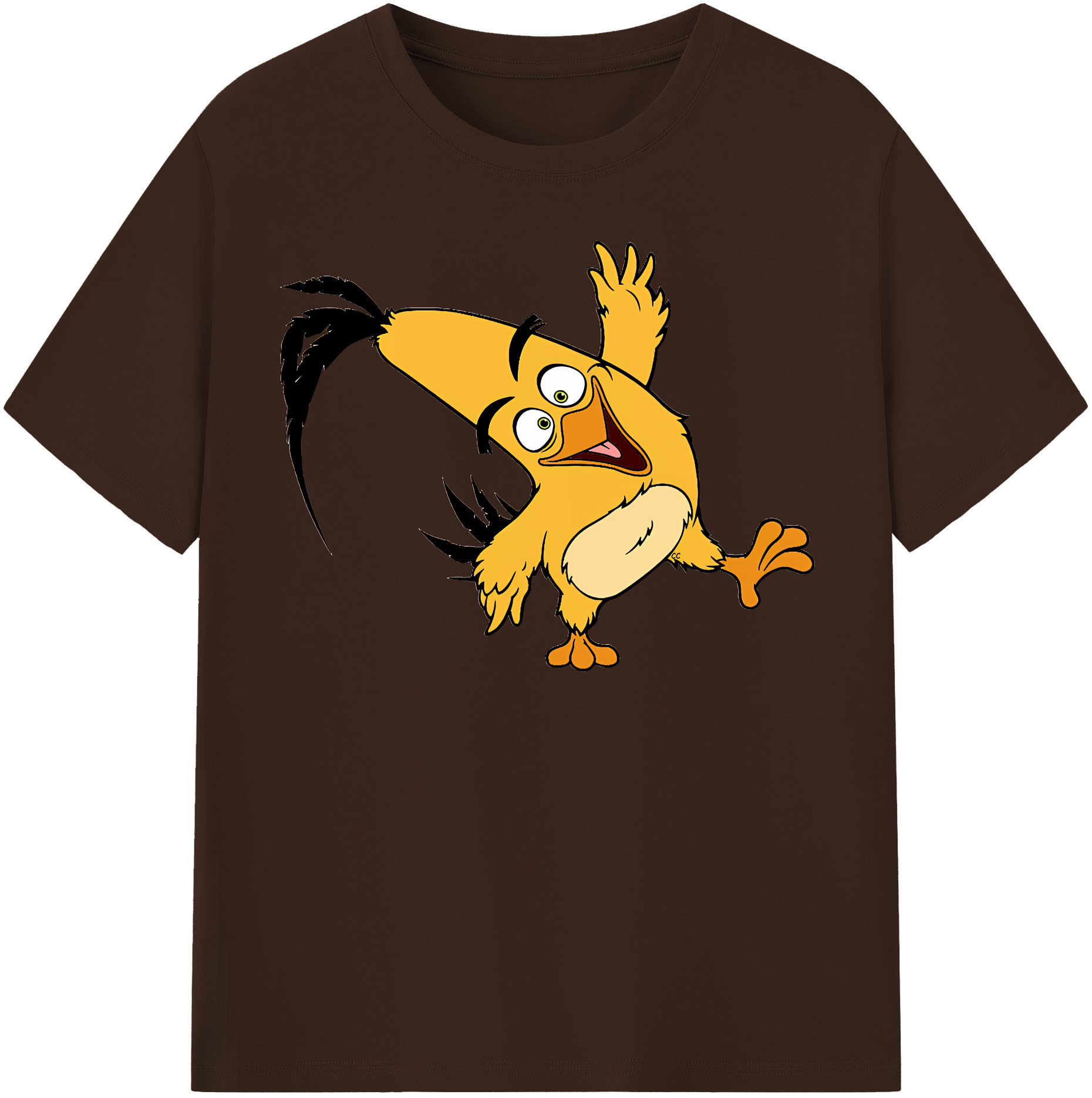 （画像用） Angry Birds アングリーバード 綿100％半袖Tシャツ（フロントプリント）