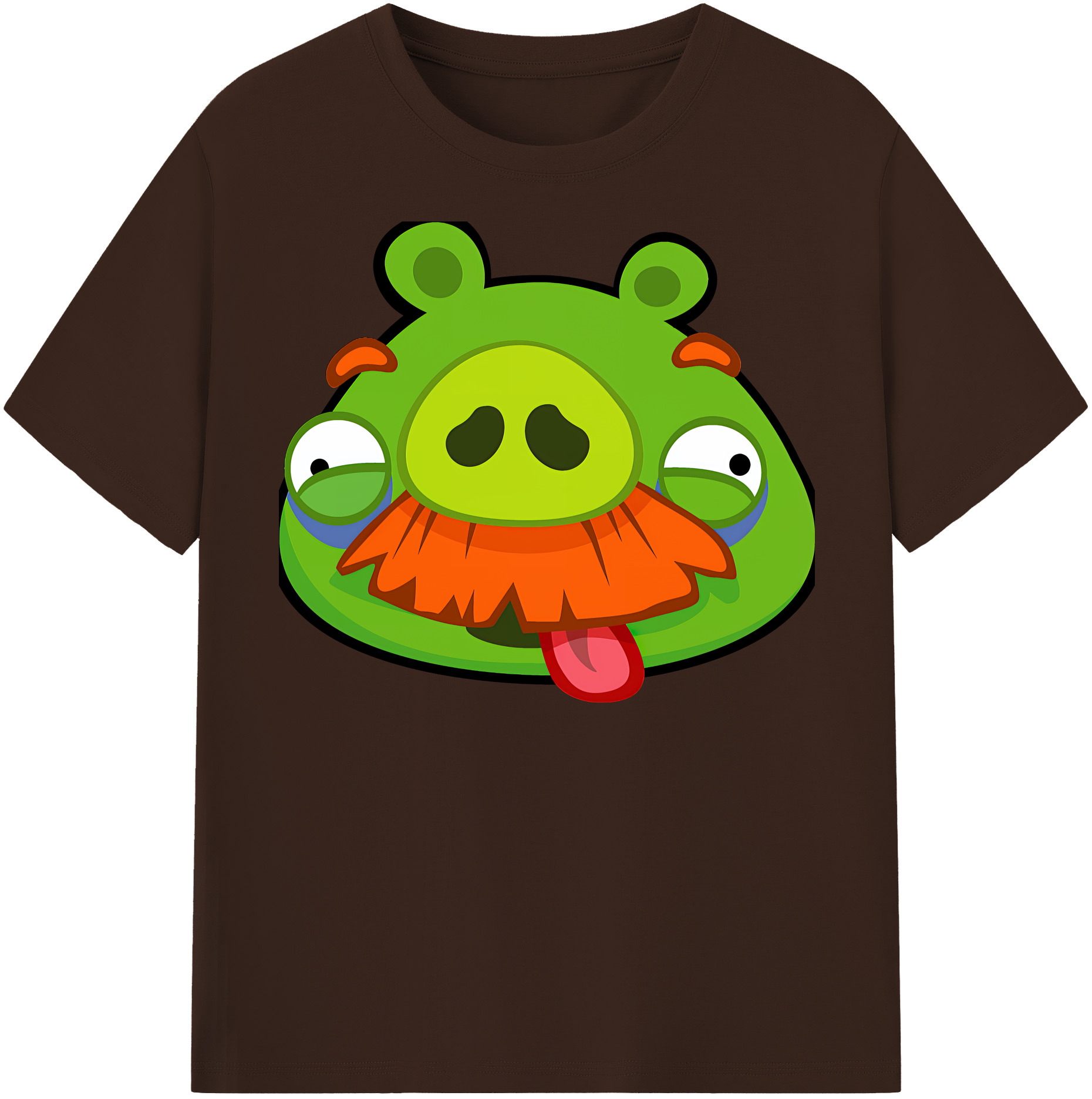 （画像用） Angry Birds アングリーバード 綿100％半袖Tシャツ（フロントプリント）