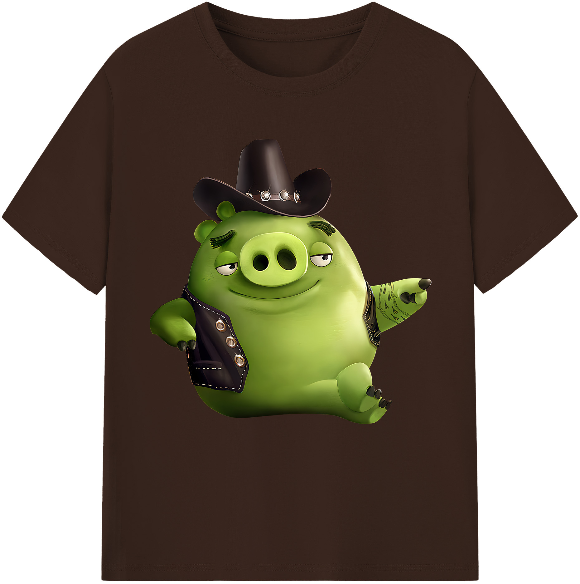 （画像用） Angry Birds アングリーバード 綿100％半袖Tシャツ（フロントプリント）