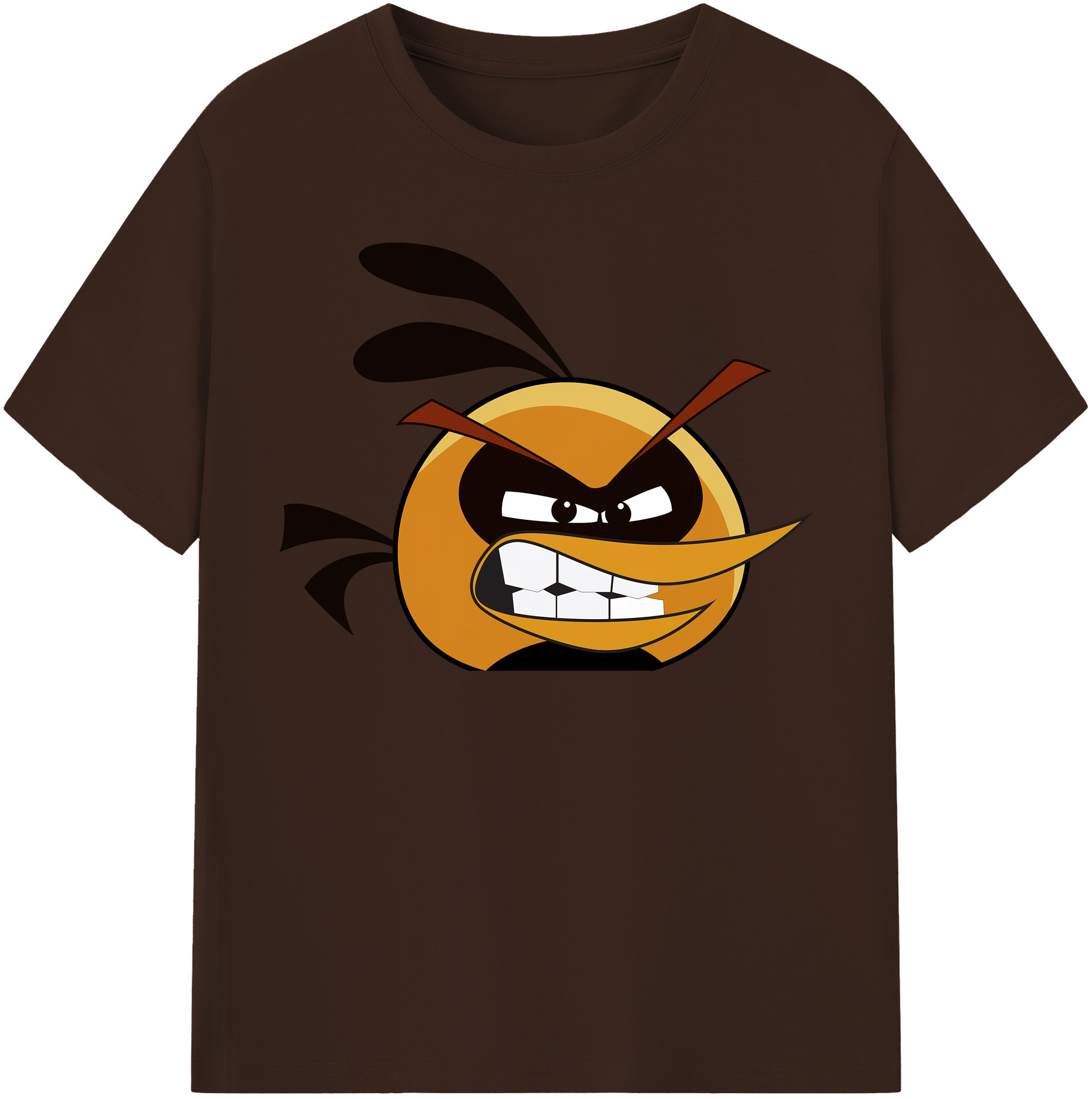 （画像用） Angry Birds アングリーバード 綿100％半袖Tシャツ（フロントプリント）