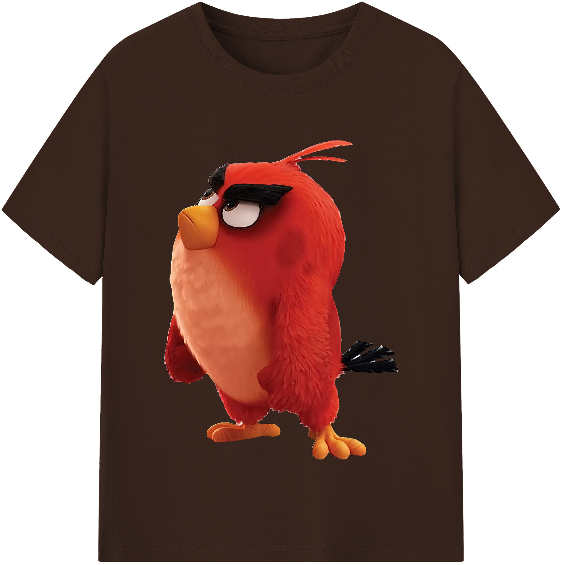 （画像用） Angry Birds アングリーバード 綿100％半袖Tシャツ（フロントプリント）