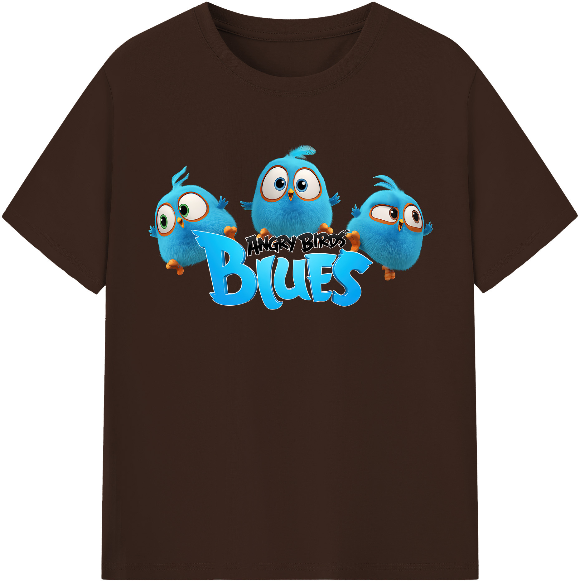 （画像用） Angry Birds アングリーバード 綿100％半袖Tシャツ（フロントプリント）