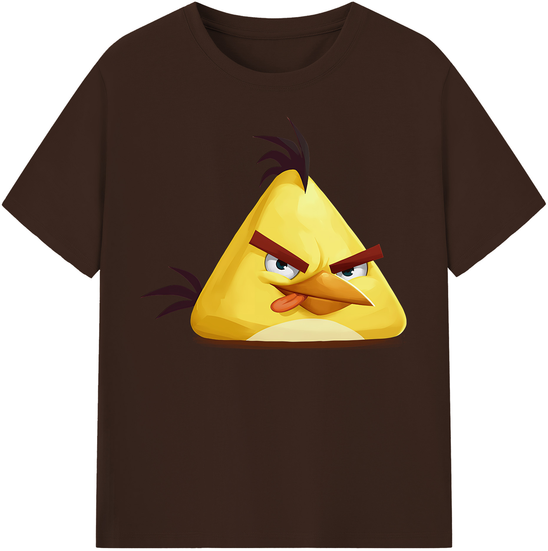 （画像用） Angry Birds アングリーバード 綿100％半袖Tシャツ（フロントプリント）
