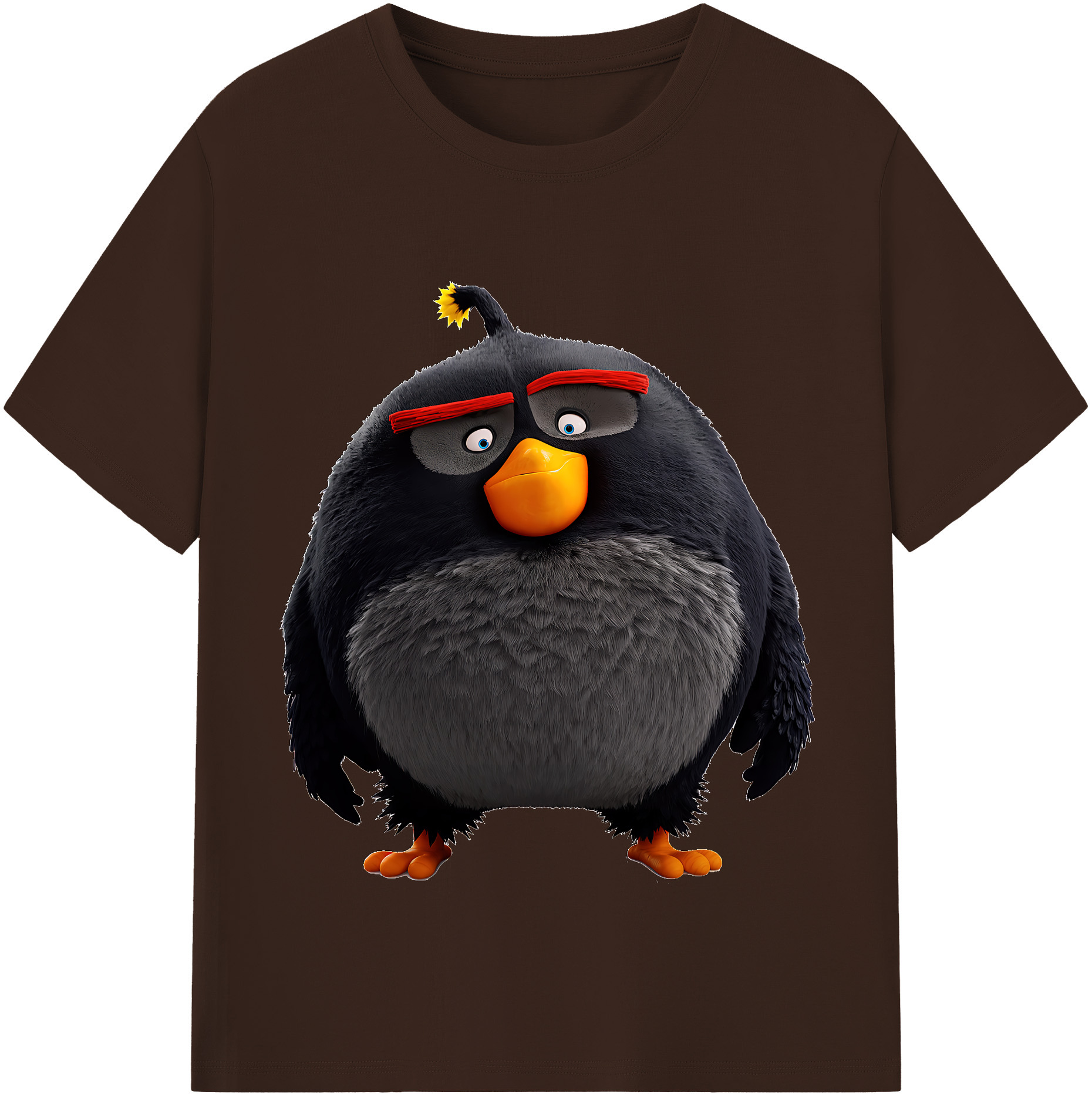 （画像用） Angry Birds アングリーバード 綿100％半袖Tシャツ（フロントプリント）
