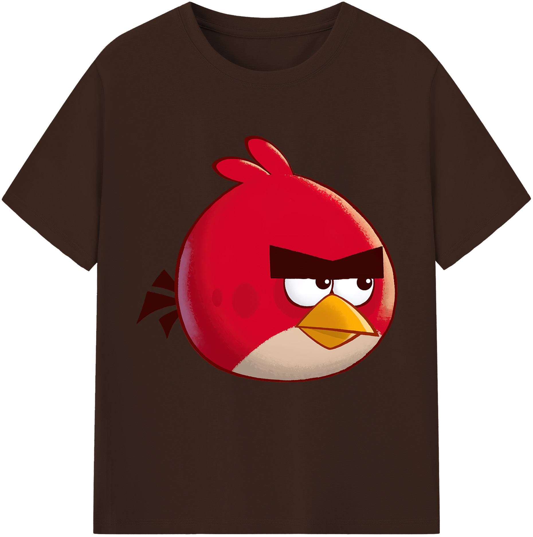（画像用） Angry Birds アングリーバード 綿100％半袖Tシャツ（フロントプリント）