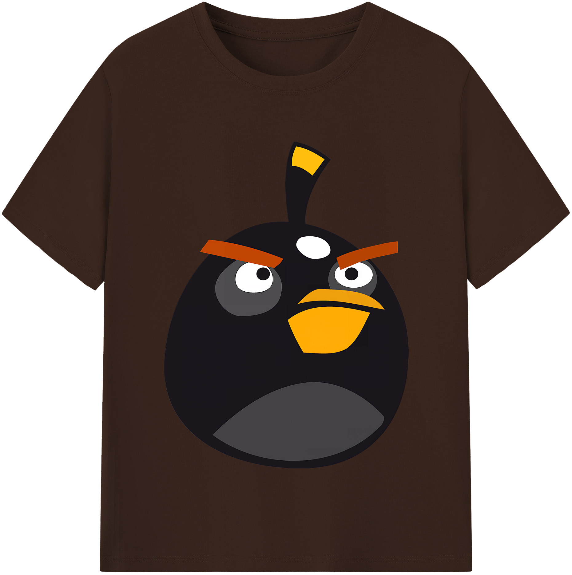 （画像用） Angry Birds アングリーバード 綿100％半袖Tシャツ（フロントプリント）