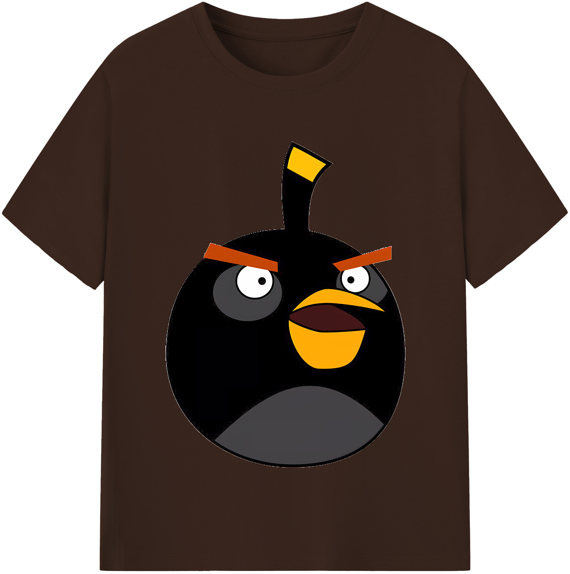 （画像用） Angry Birds アングリーバード 綿100％半袖Tシャツ（フロントプリント）