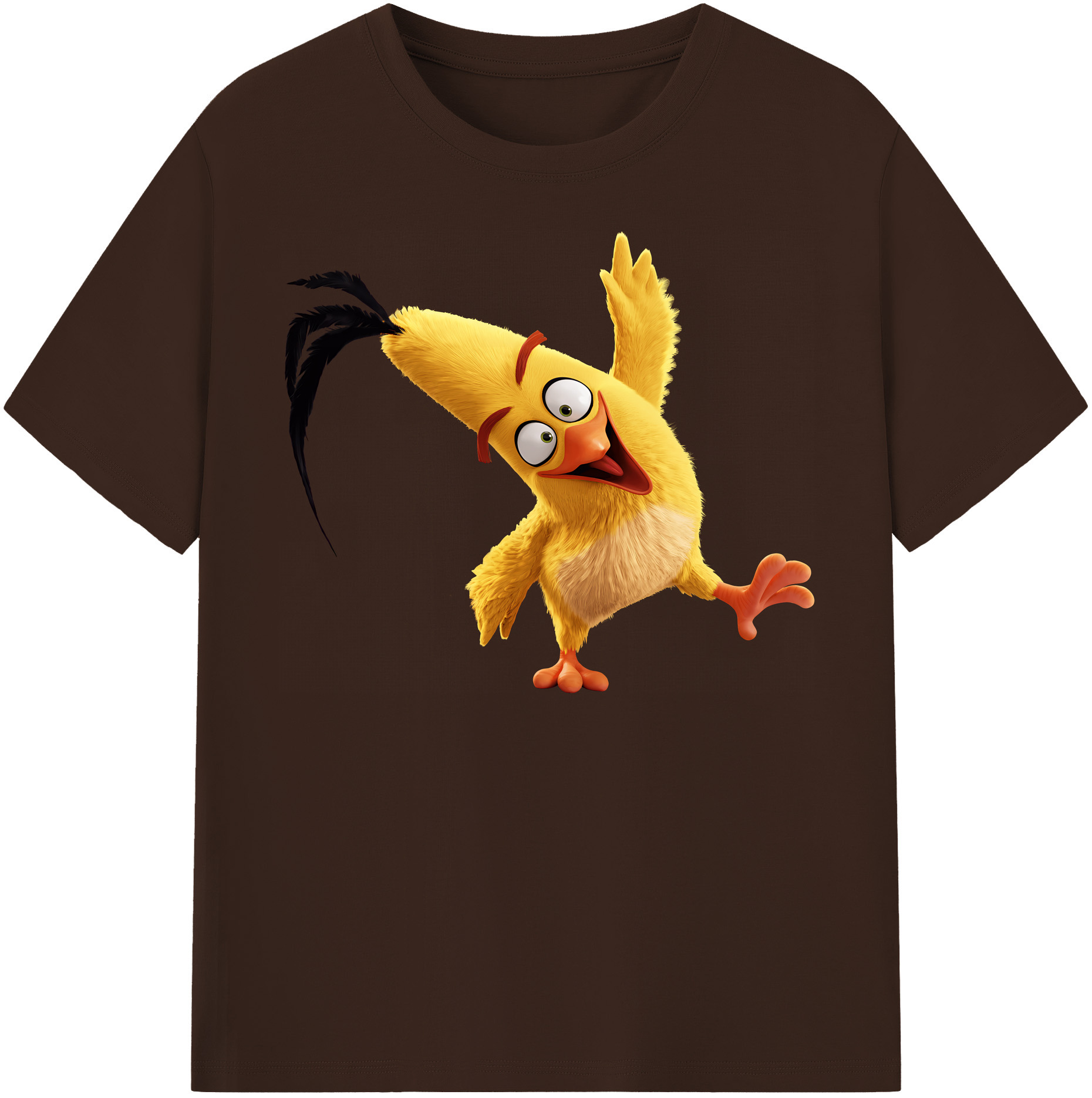 （画像用） Angry Birds アングリーバード 綿100％半袖Tシャツ（フロントプリント）