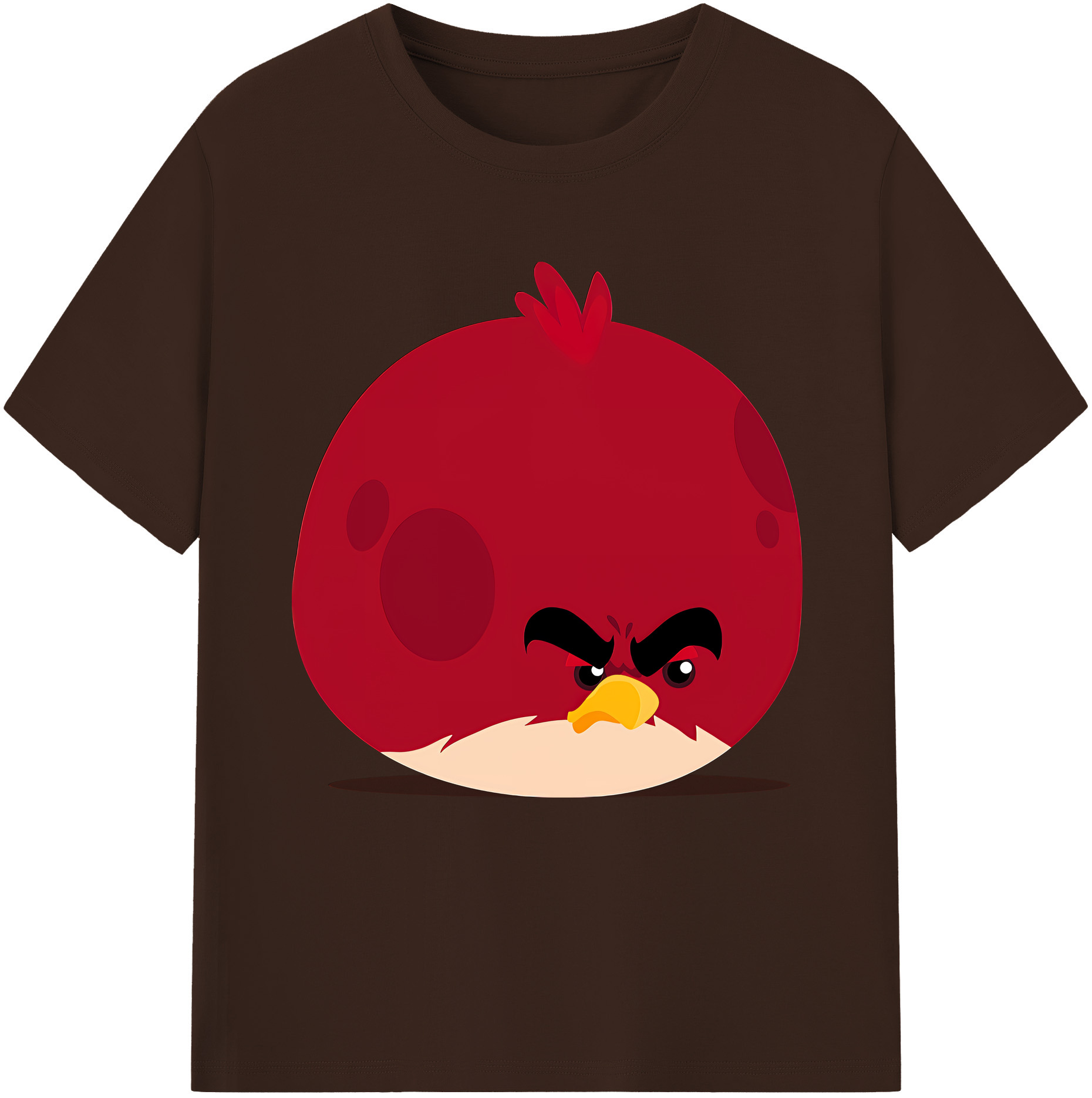 （画像用） Angry Birds アングリーバード 綿100％半袖Tシャツ（フロントプリント）