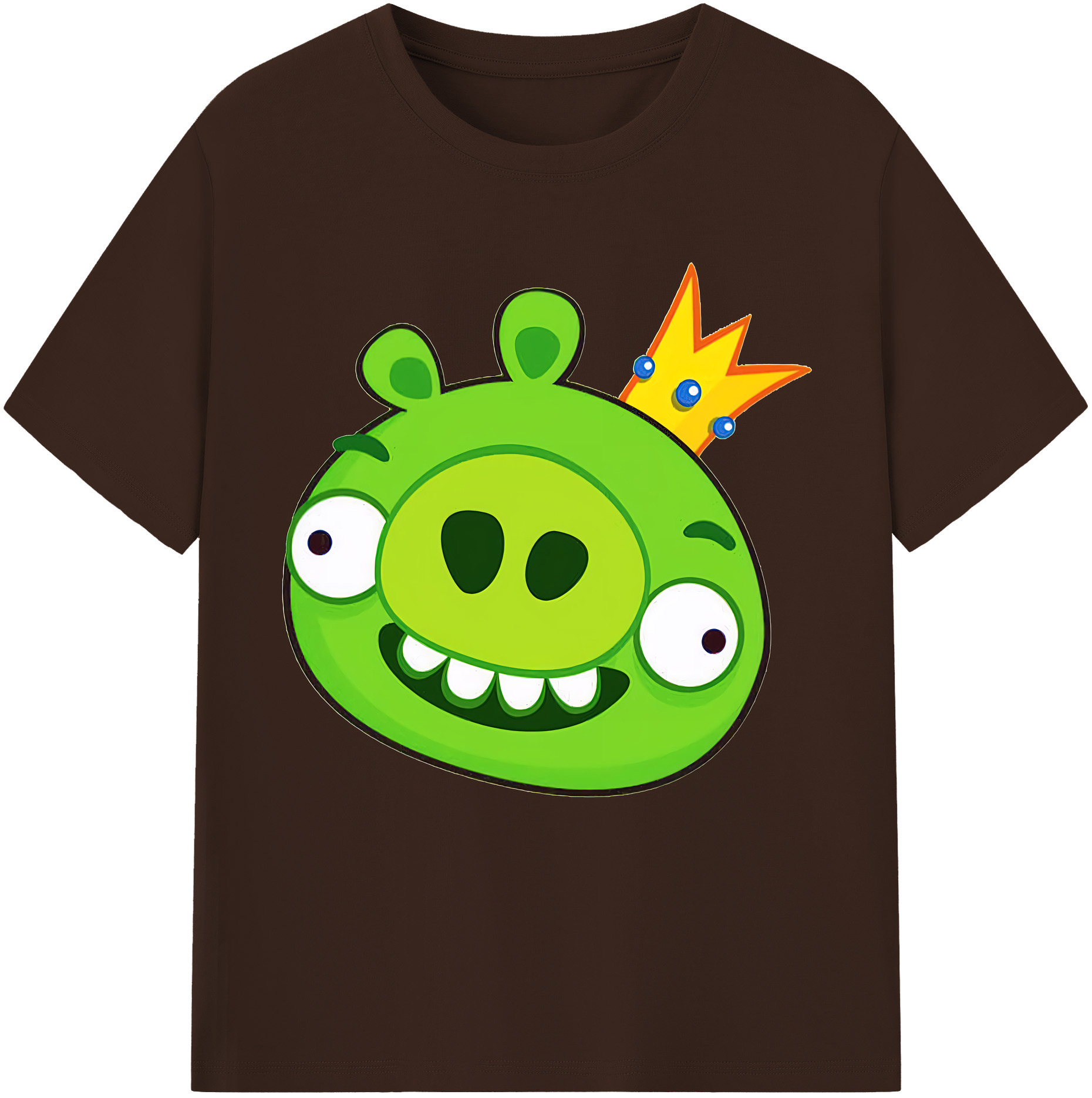（画像用） Angry Birds アングリーバード 綿100％半袖Tシャツ（フロントプリント）