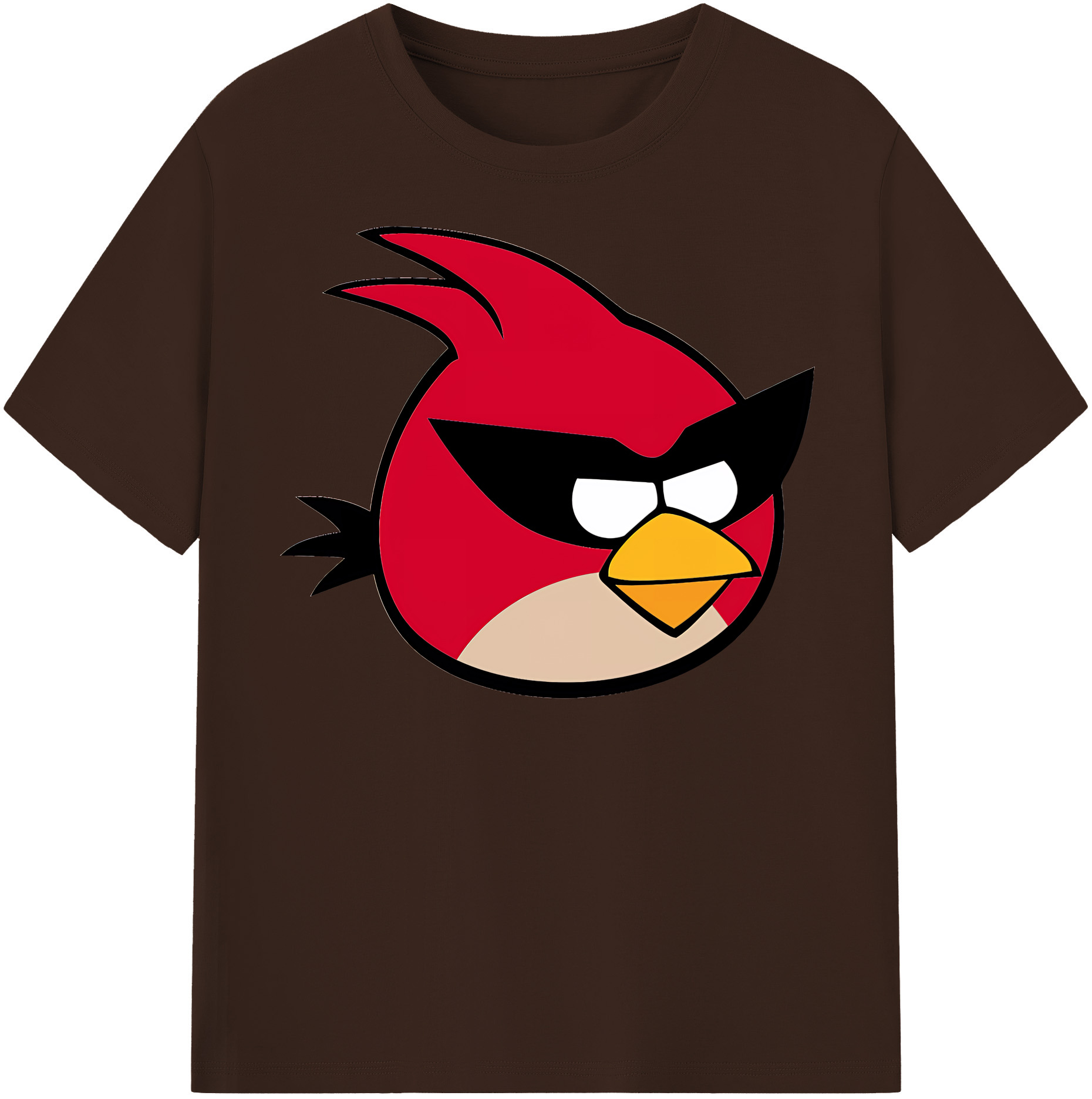 （画像用） Angry Birds アングリーバード 綿100％半袖Tシャツ（フロントプリント）