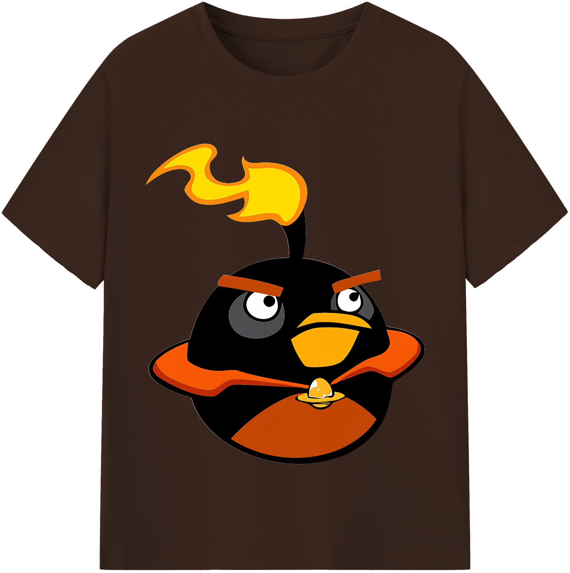（画像用） Angry Birds アングリーバード 綿100％半袖Tシャツ（フロントプリント）
