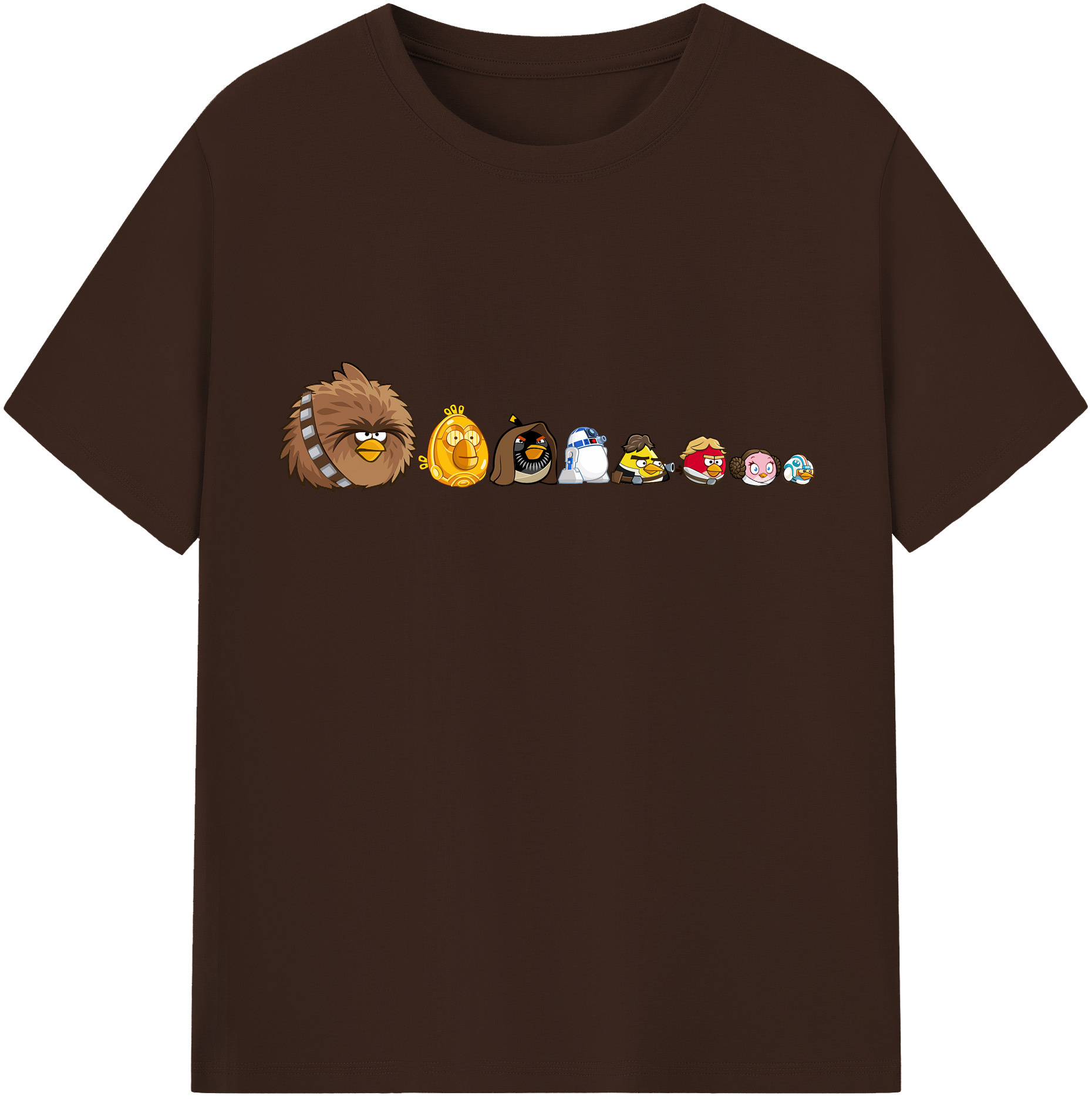 （画像用） Angry Birds アングリーバード 綿100％半袖Tシャツ（フロントプリント）