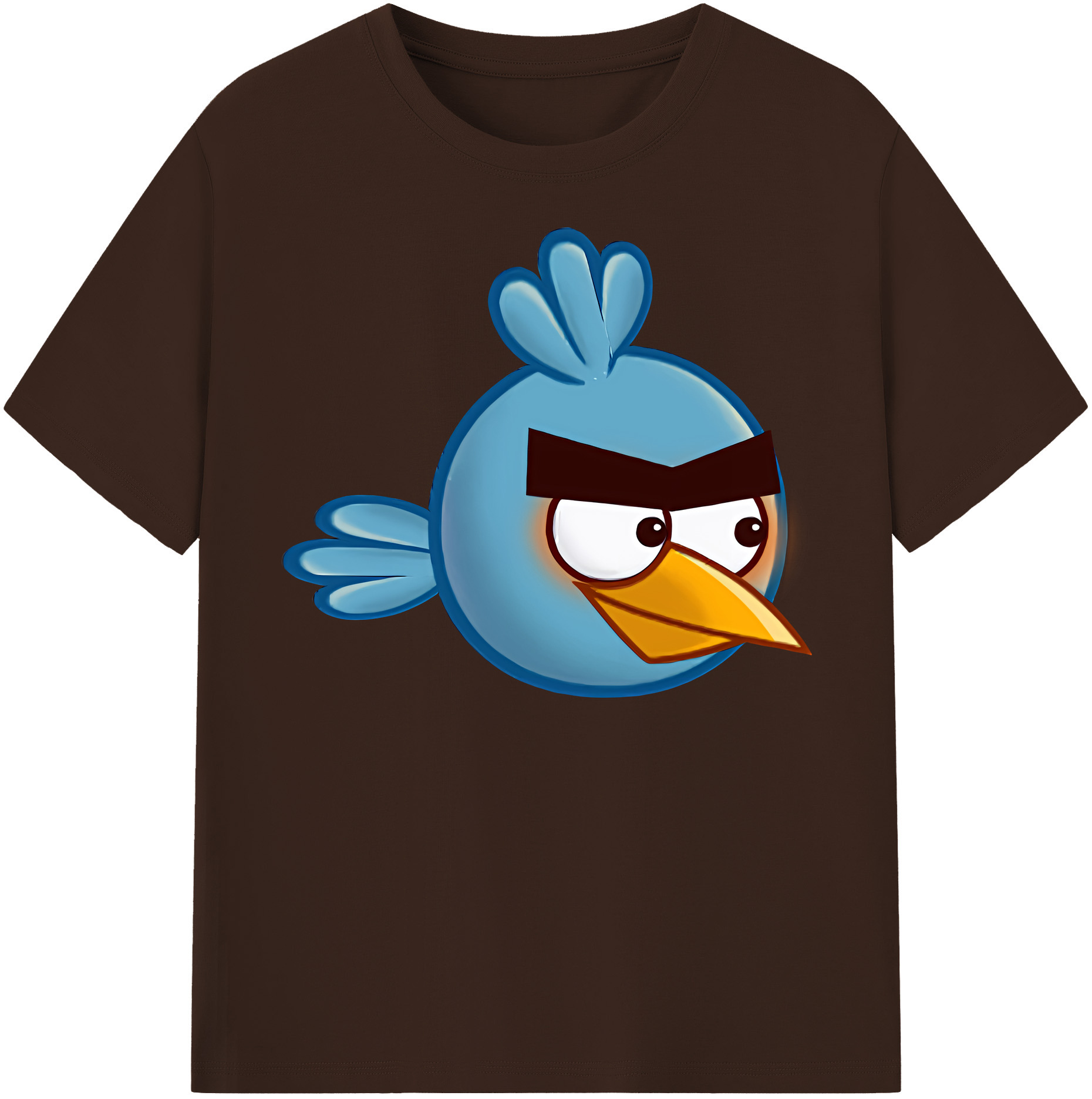 （画像用） Angry Birds アングリーバード 綿100％半袖Tシャツ（フロントプリント）