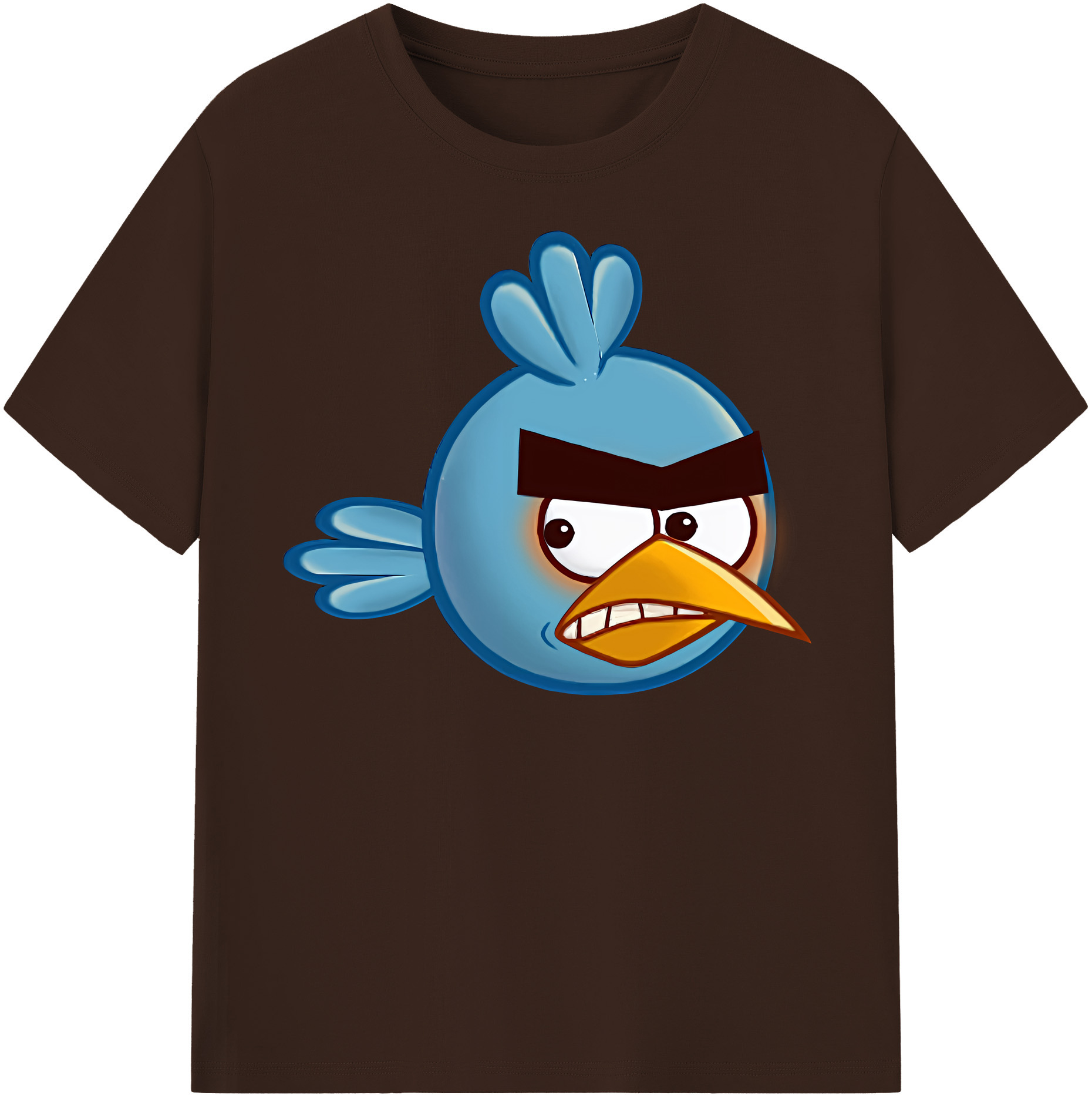 （画像用） Angry Birds アングリーバード 綿100％半袖Tシャツ（フロントプリント）