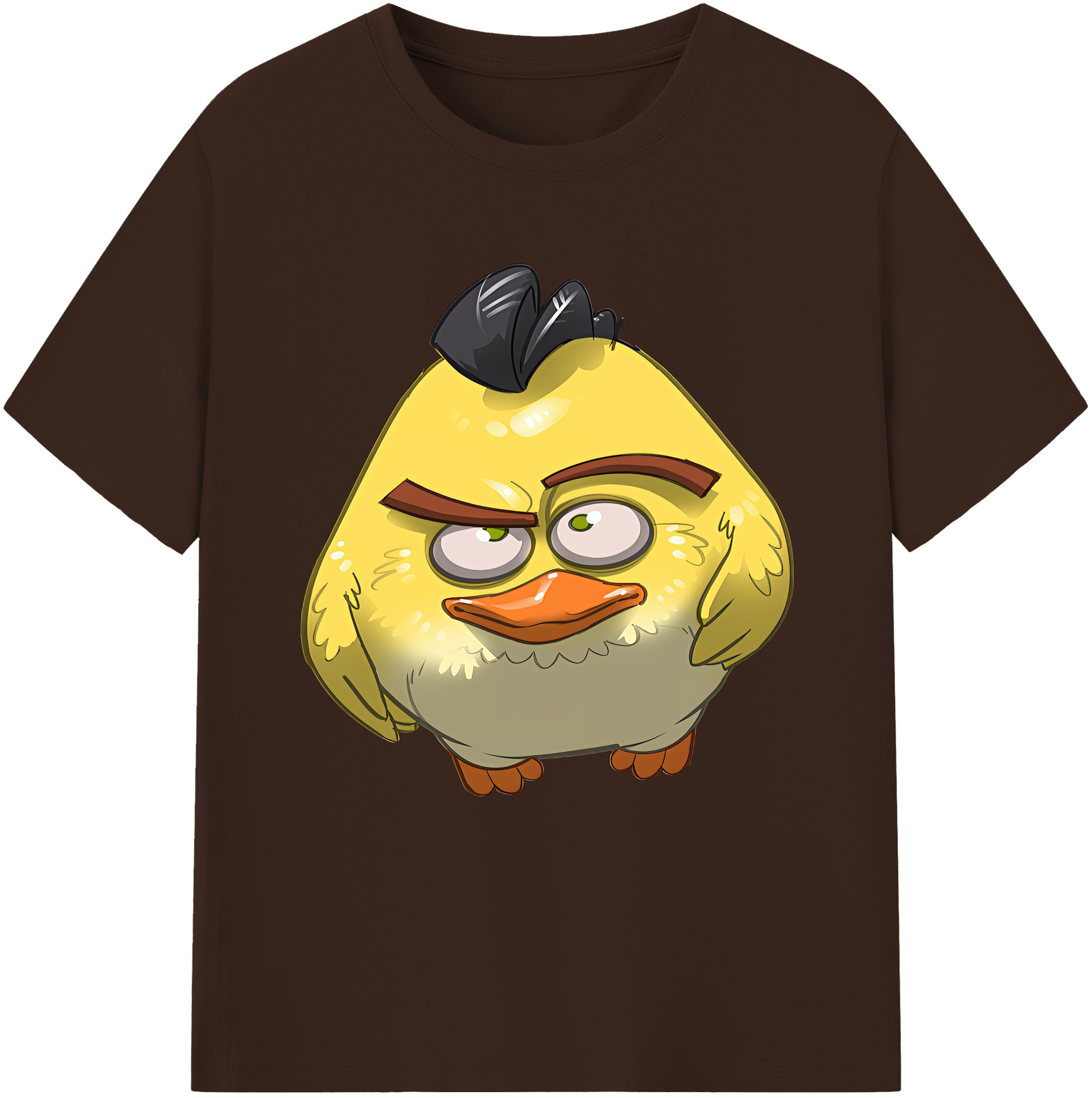（画像用） Angry Birds アングリーバード 綿100％半袖Tシャツ（フロントプリント）