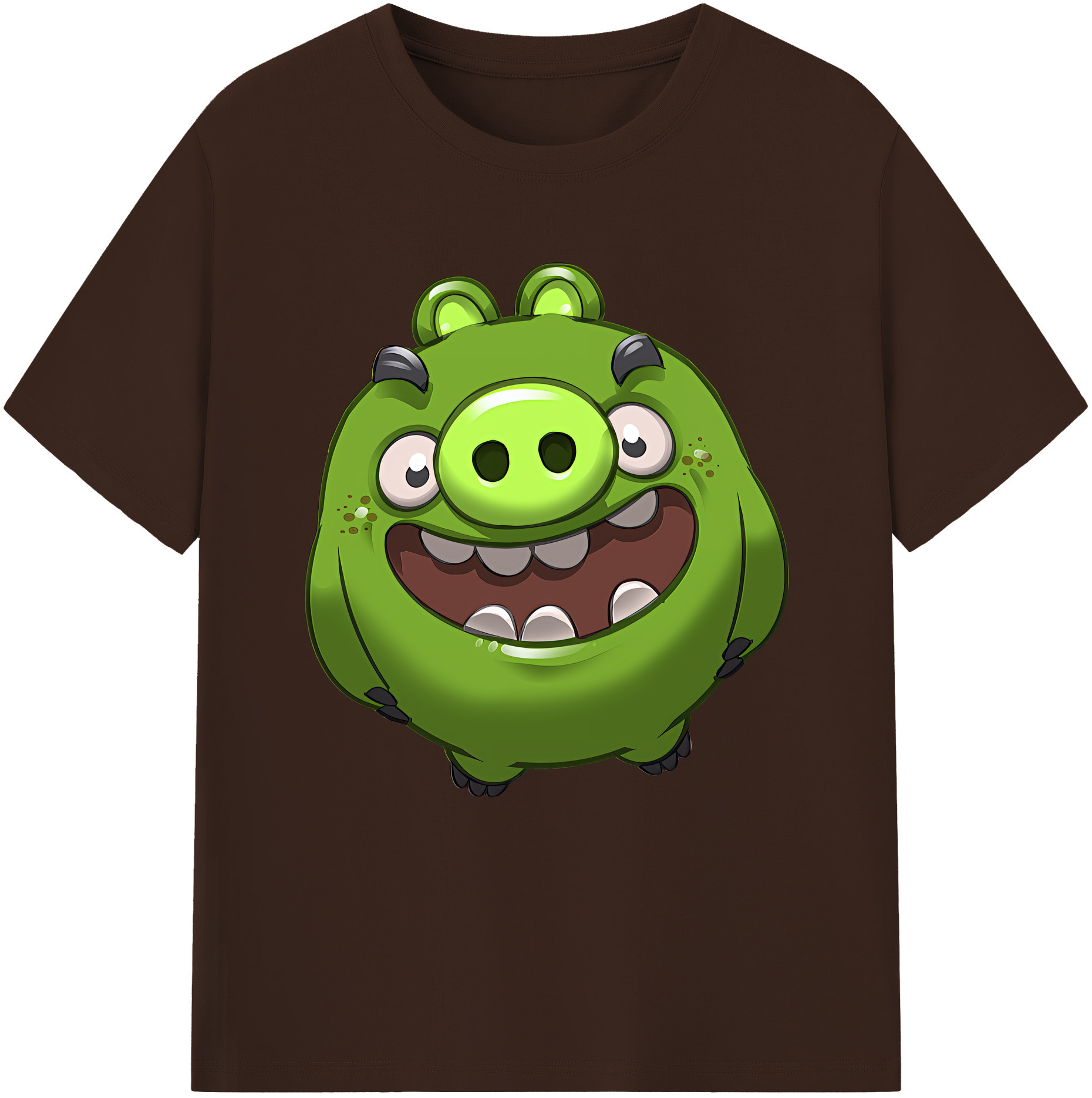 （画像用） Angry Birds アングリーバード 綿100％半袖Tシャツ（フロントプリント）