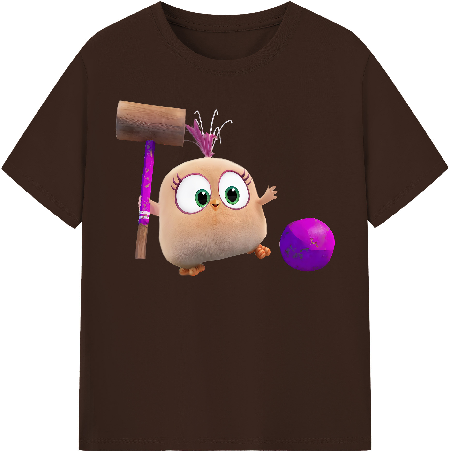 （画像用） Angry Birds アングリーバード 綿100％半袖Tシャツ（フロントプリント）