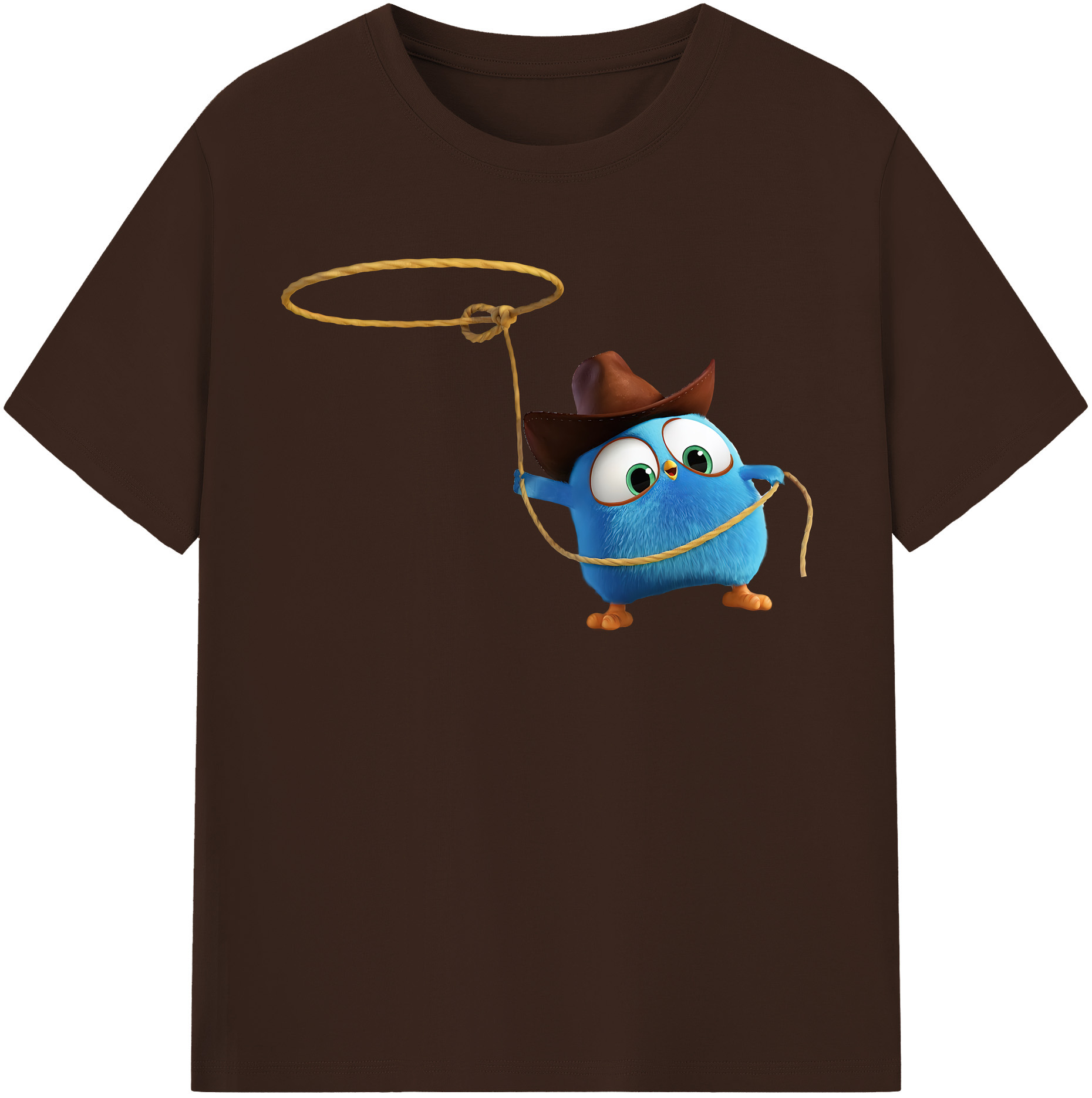 （画像用） Angry Birds アングリーバード 綿100％半袖Tシャツ（フロントプリント）