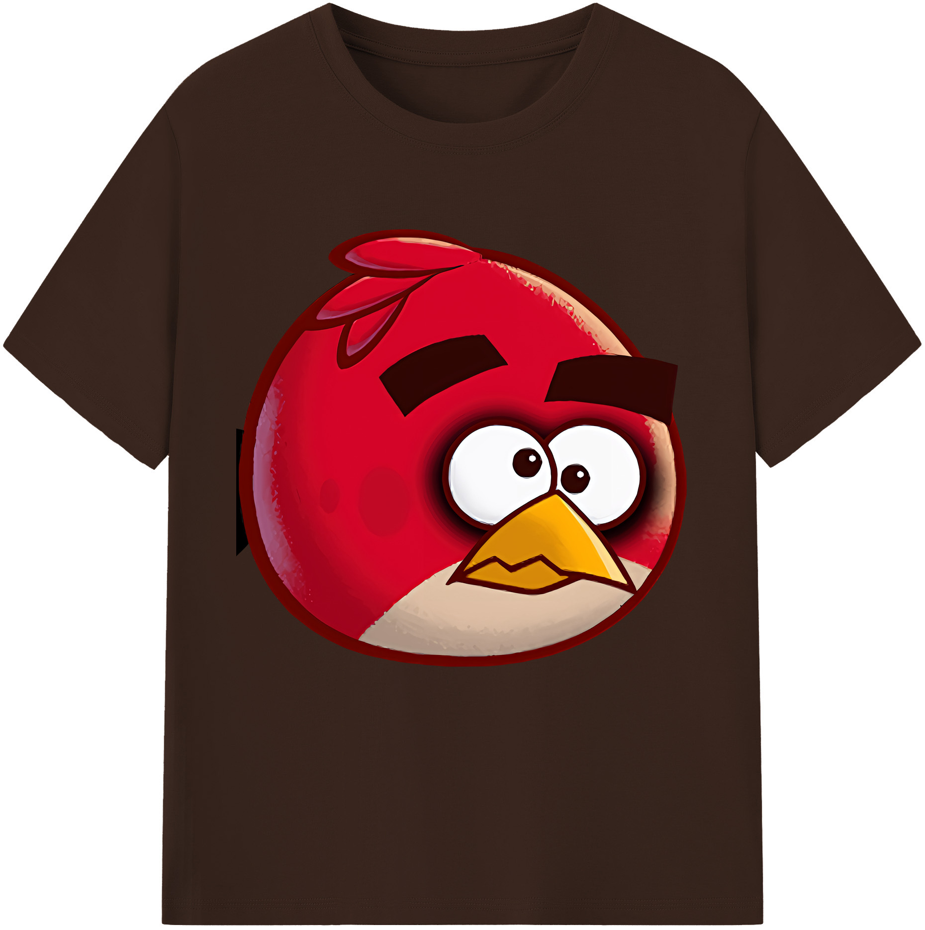 （画像用） Angry Birds アングリーバード 綿100％半袖Tシャツ（フロントプリント）