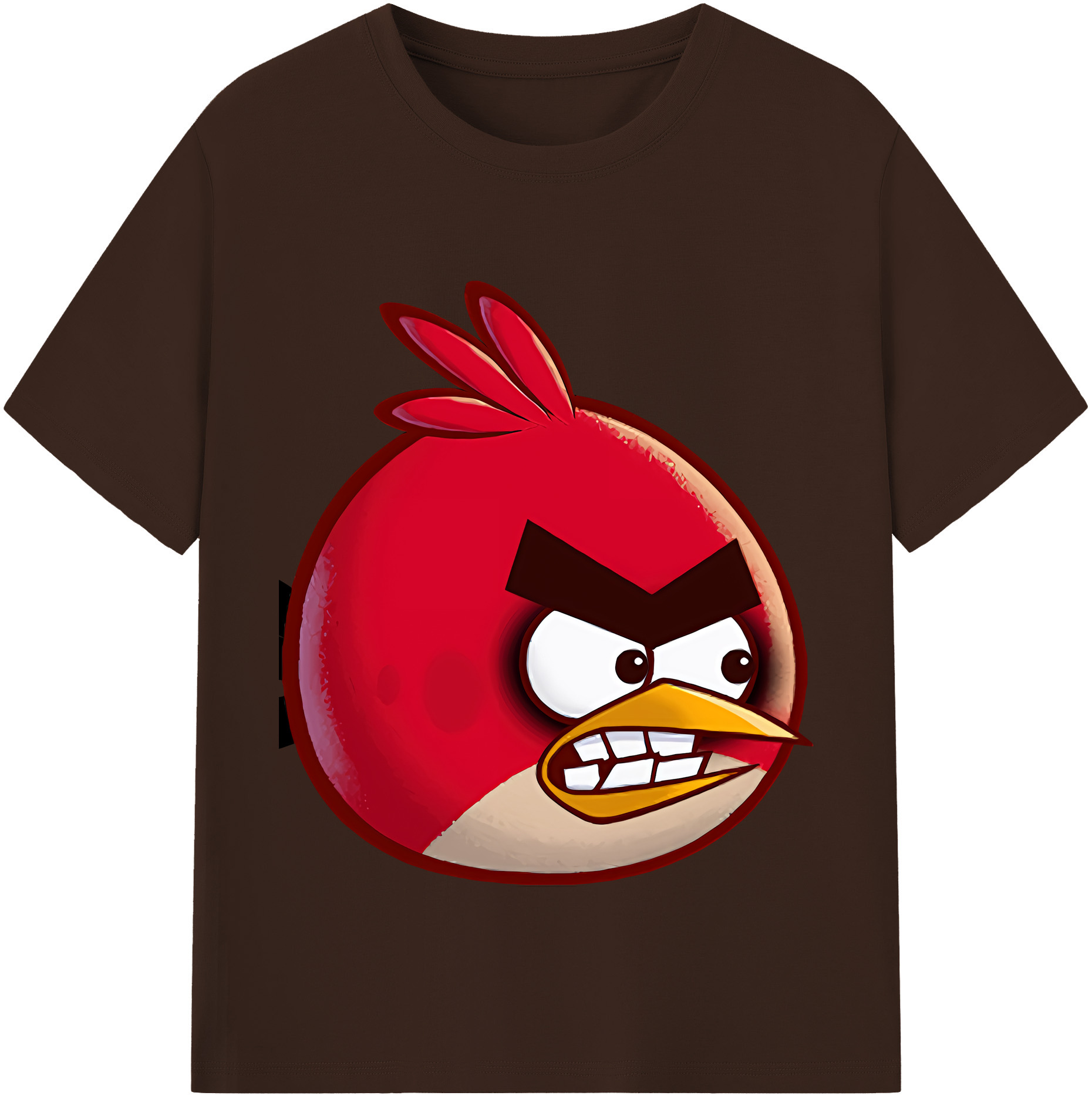 （画像用） Angry Birds アングリーバード 綿100％半袖Tシャツ（フロントプリント）