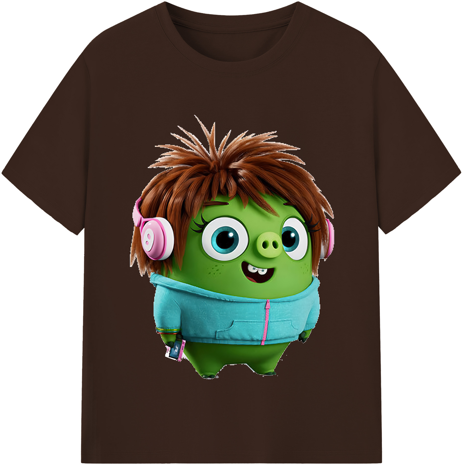 （画像用） Angry Birds アングリーバード 綿100％半袖Tシャツ（フロントプリント）