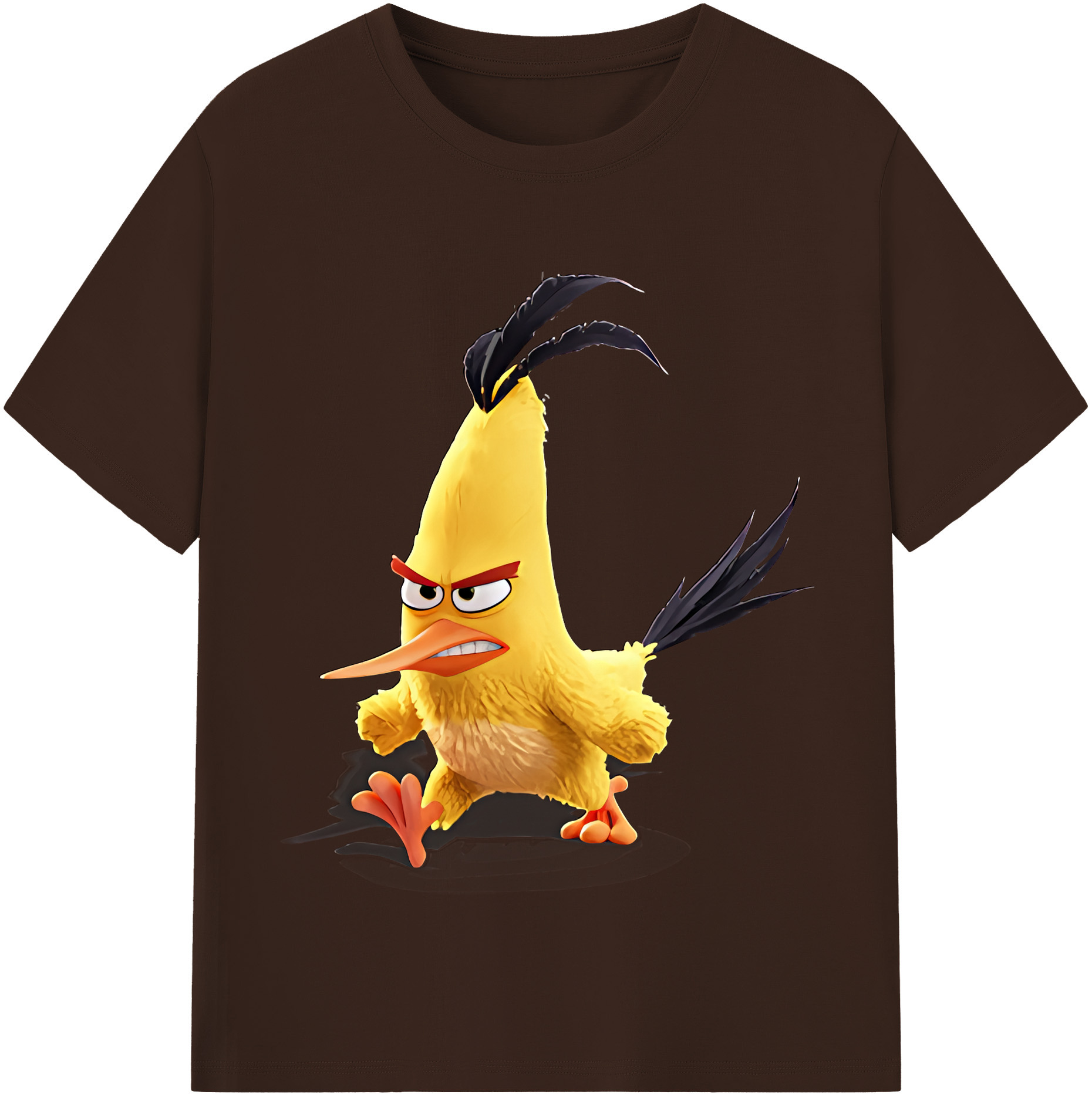 （画像用） Angry Birds アングリーバード 綿100％半袖Tシャツ（フロントプリント）