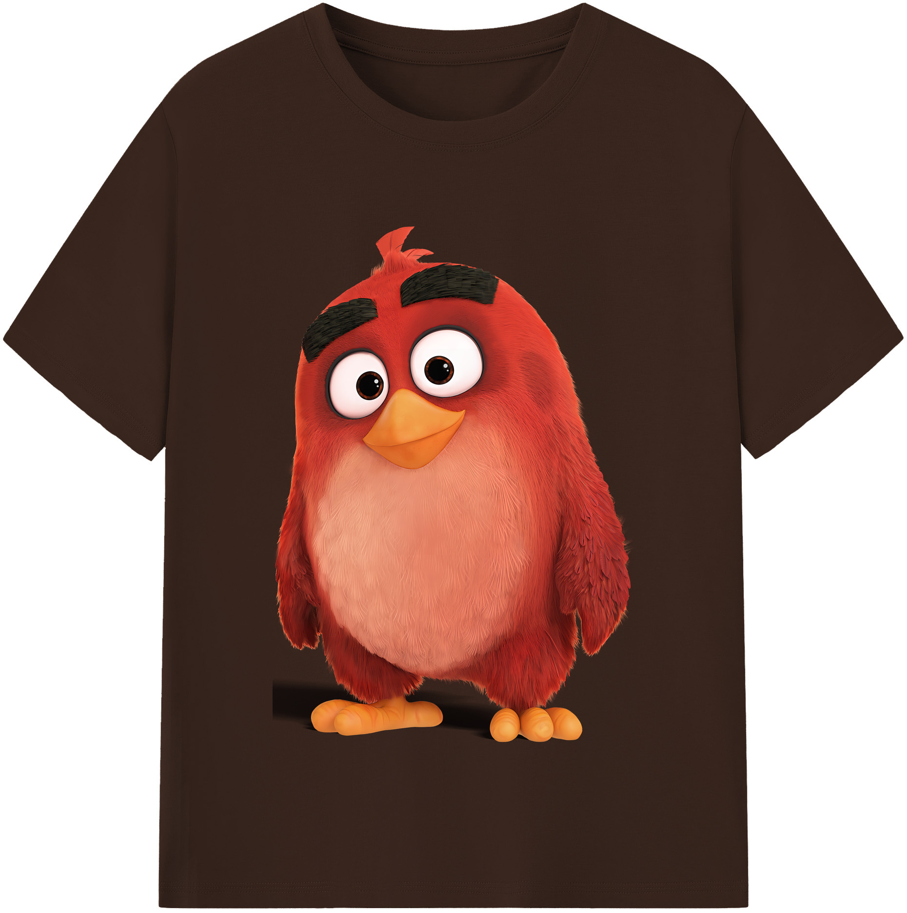 （画像用） Angry Birds アングリーバード 綿100％半袖Tシャツ（フロントプリント）