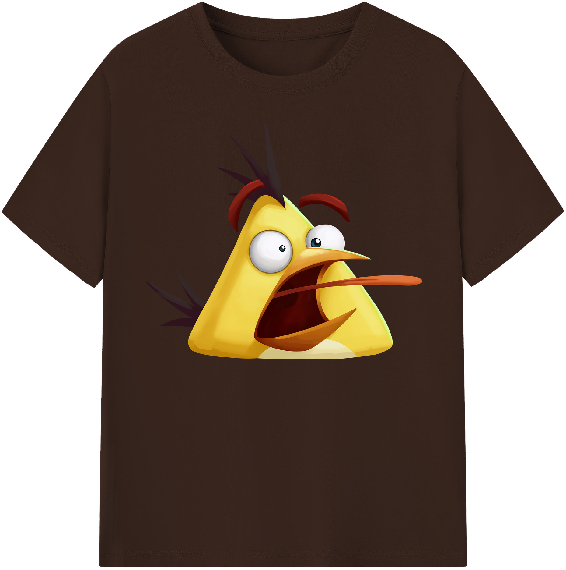 （画像用） Angry Birds アングリーバード 綿100％半袖Tシャツ（フロントプリント）